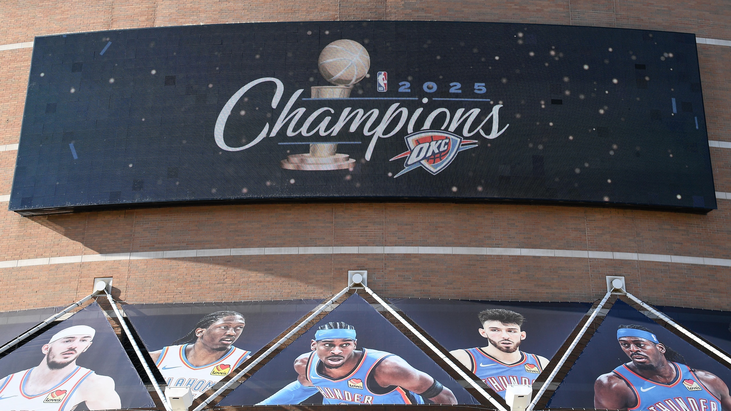 NBA: JUN 23 NBA Championship Signage