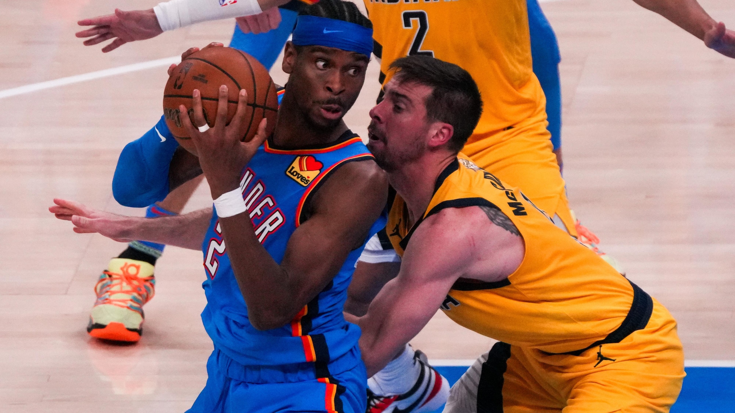 U.S.-OKLAHOMA CITY-BASKETBALL-NBA-FINALS-PACERS VS THUNDER