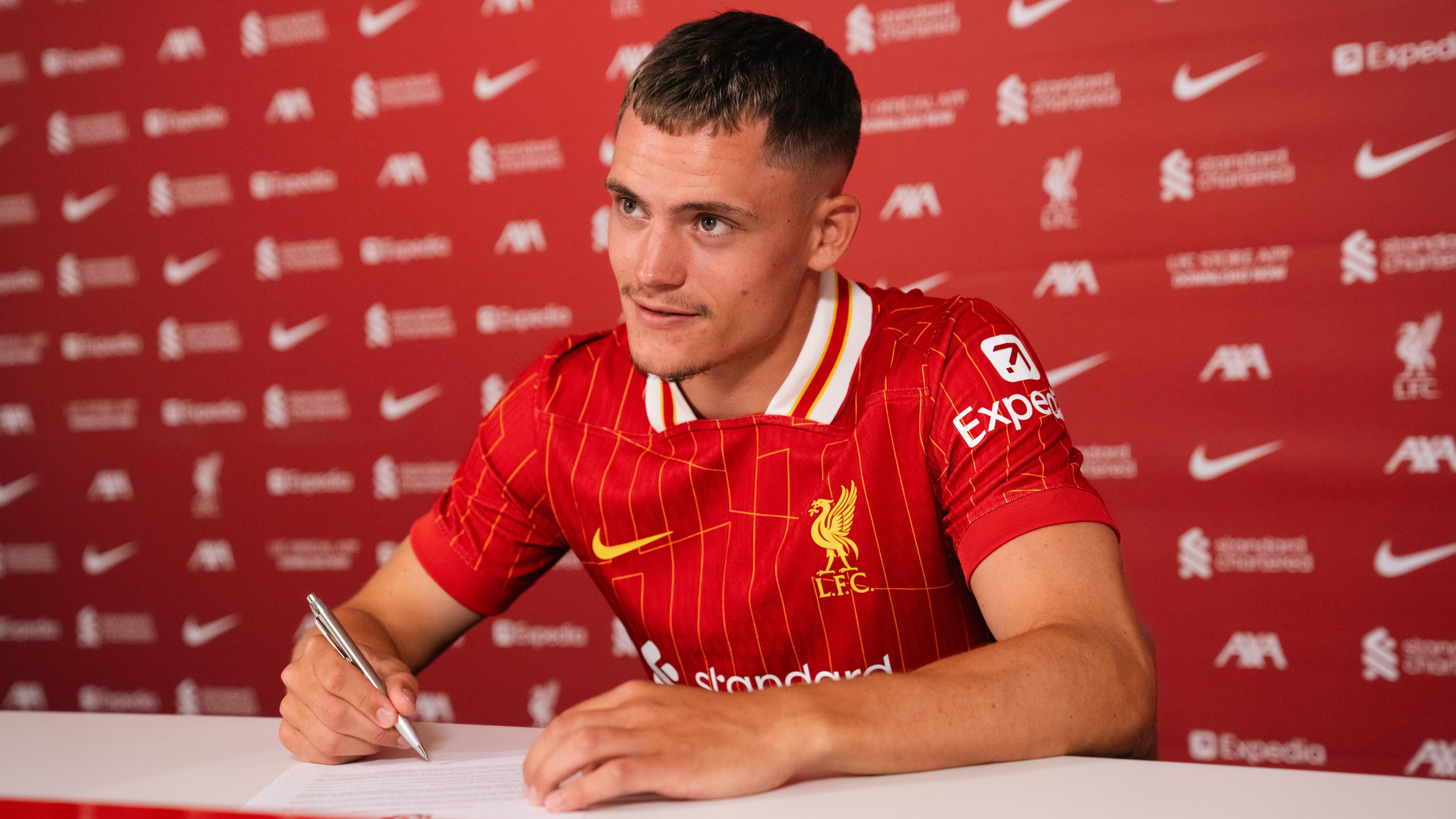 Liverpool Unveil New Signing Florian Wirtz