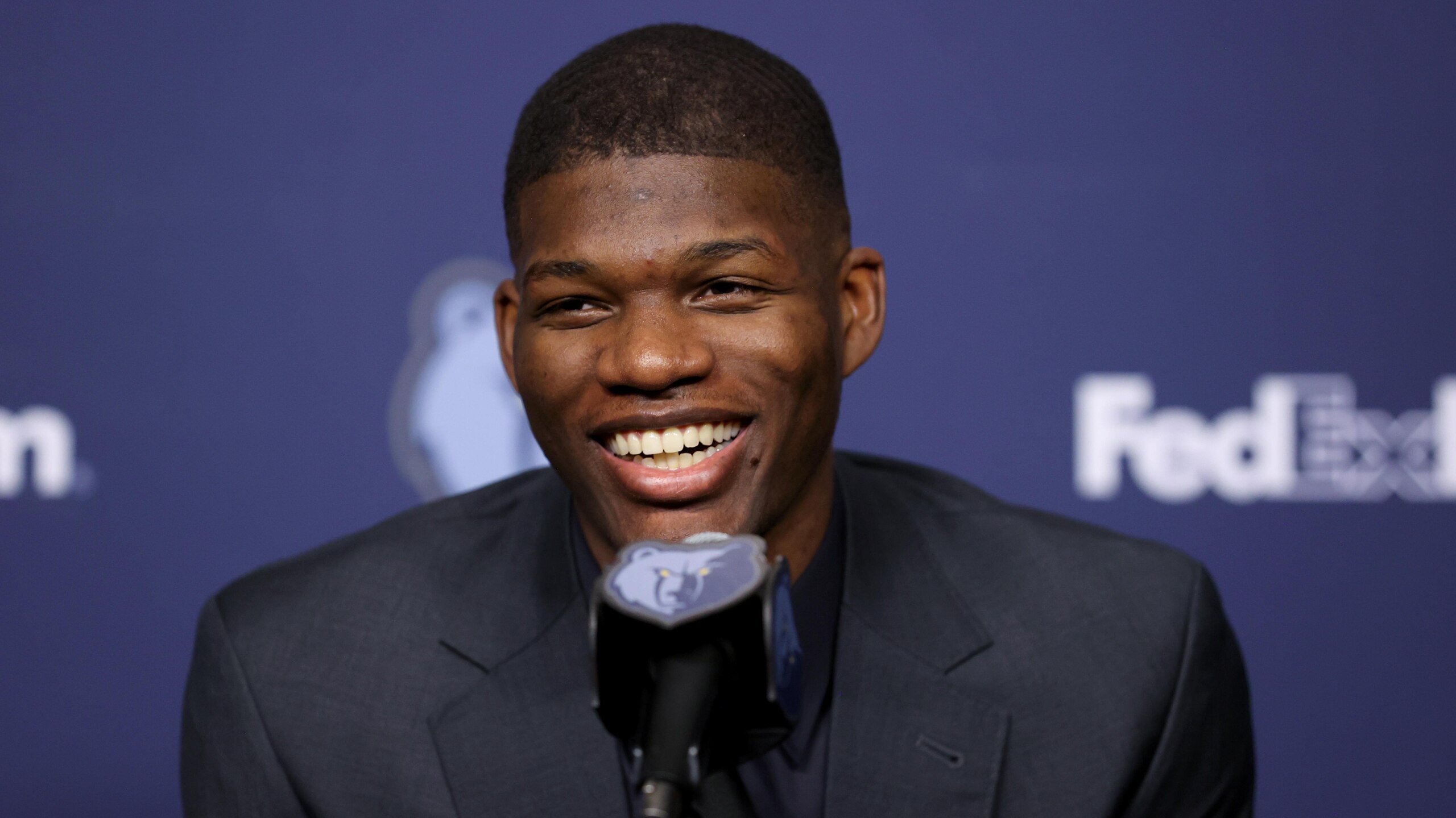 Memphis Grizzlies Introduce Javon Small, Cedric Coward, and Jahmai Mashack - Portraits