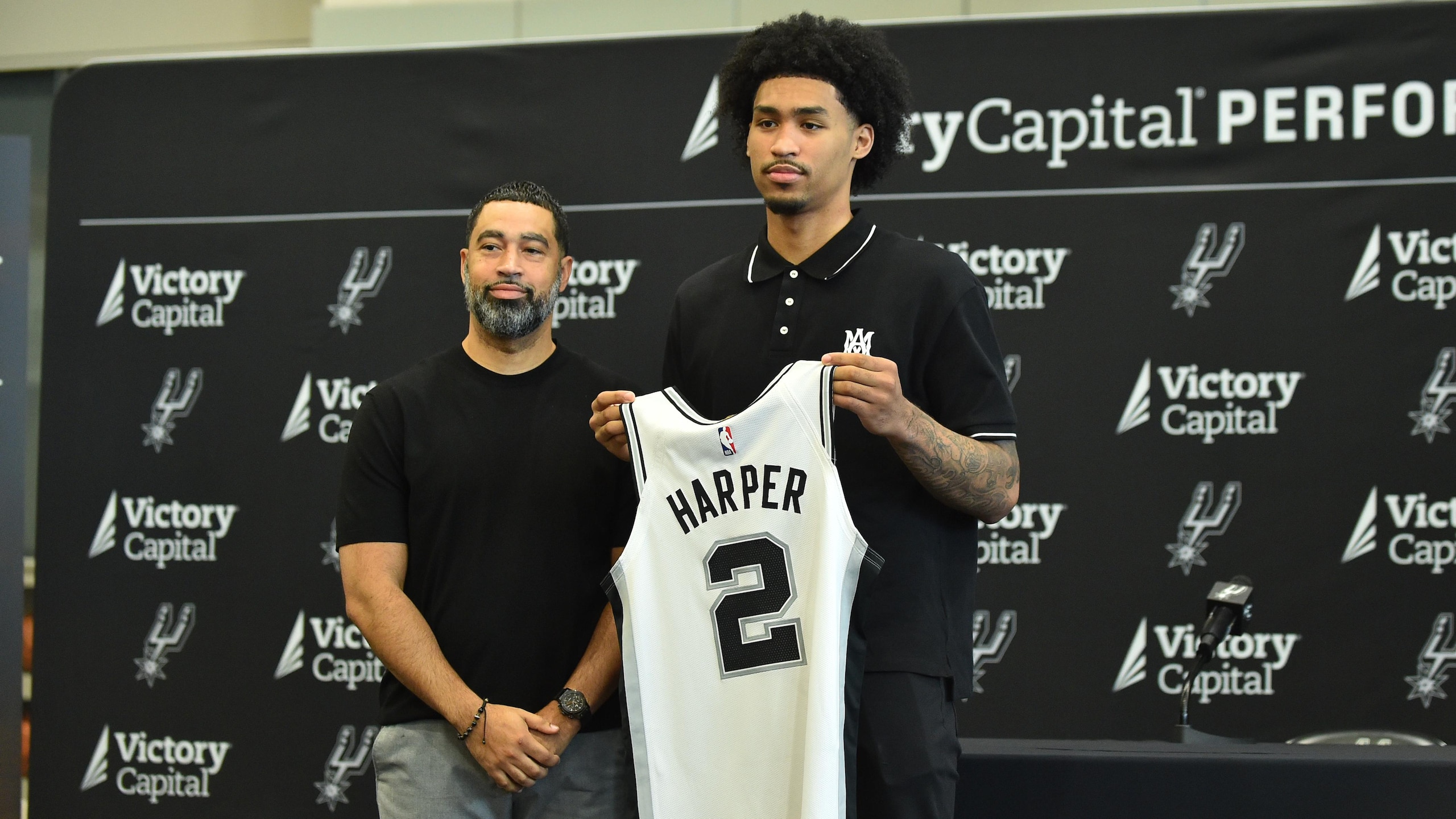 San Antonio Spurs Introduce Dylan Harper and Carter Bryant - Press Conference