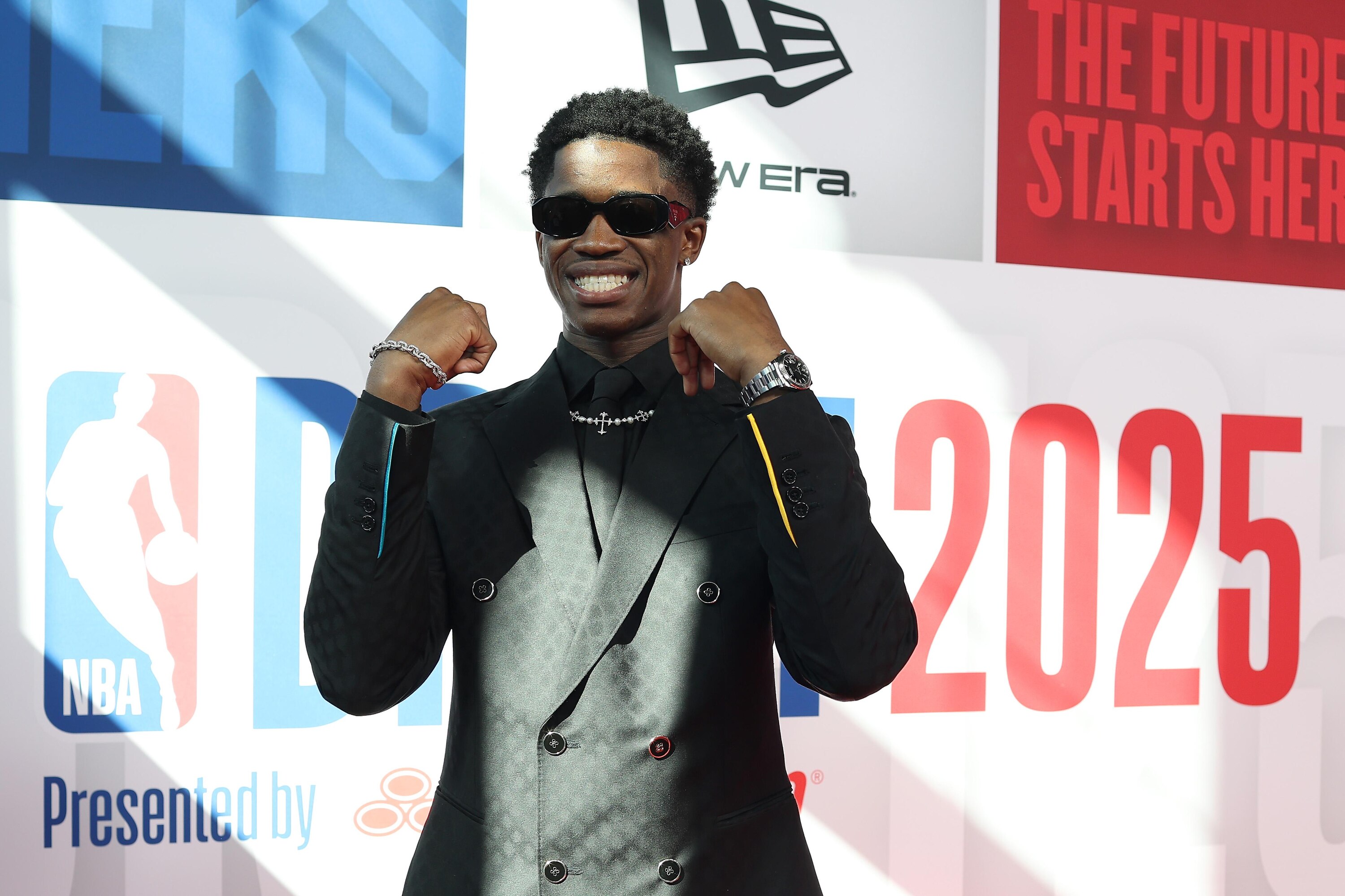 VJ Edgecombe Joining Embiid, George, Maxey Thrills 76ers Fans During 2025 NBA Draft