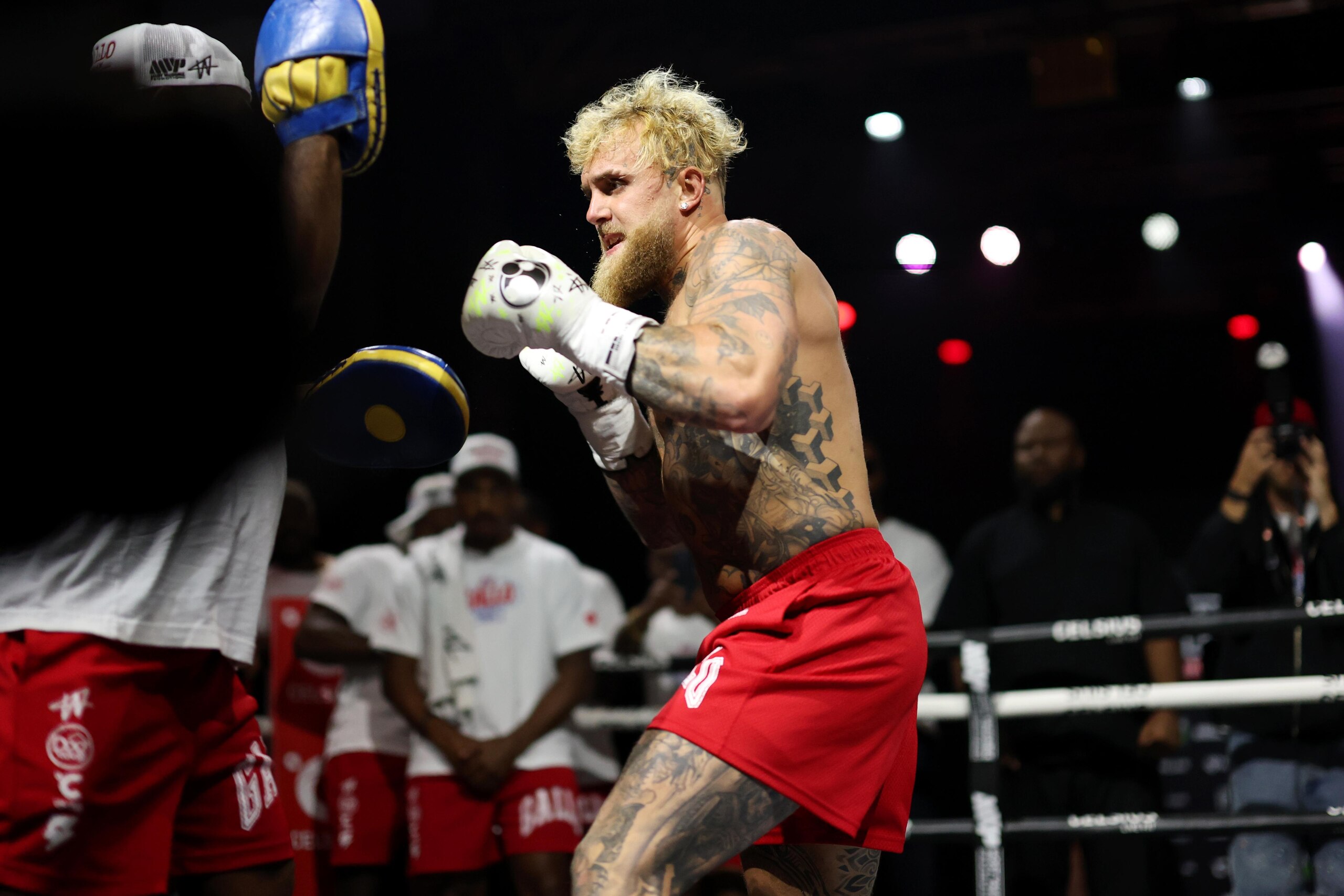 Jake Paul v Julio Cesar Chavez Jr. - Media Workout Jake Paul v Julio Cesar Chavez Jr. - Media Workout
