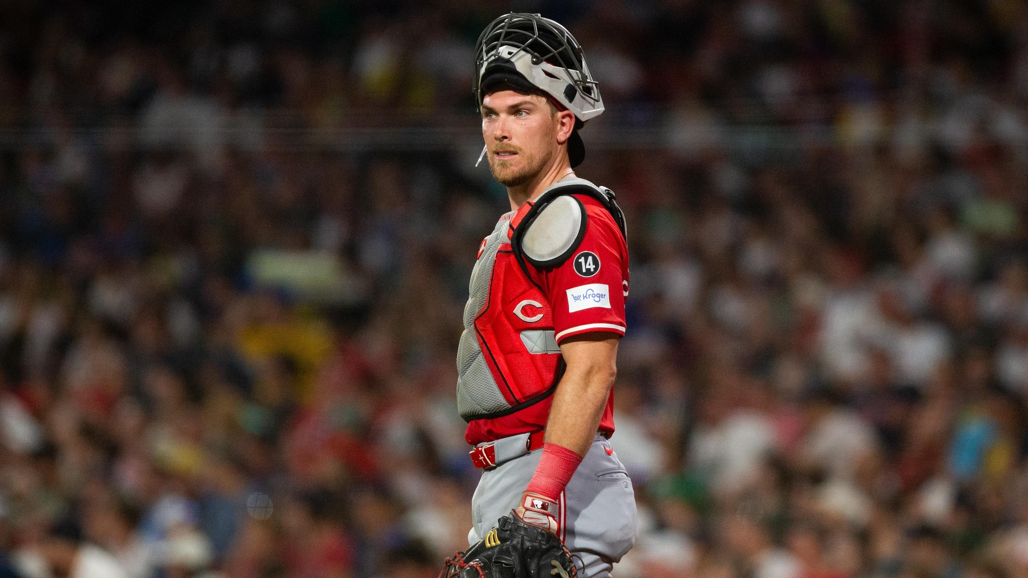 Reds' Tyler Stephenson to Wear Ricky Bobby-Themed Gear for MLB Speedway Classic