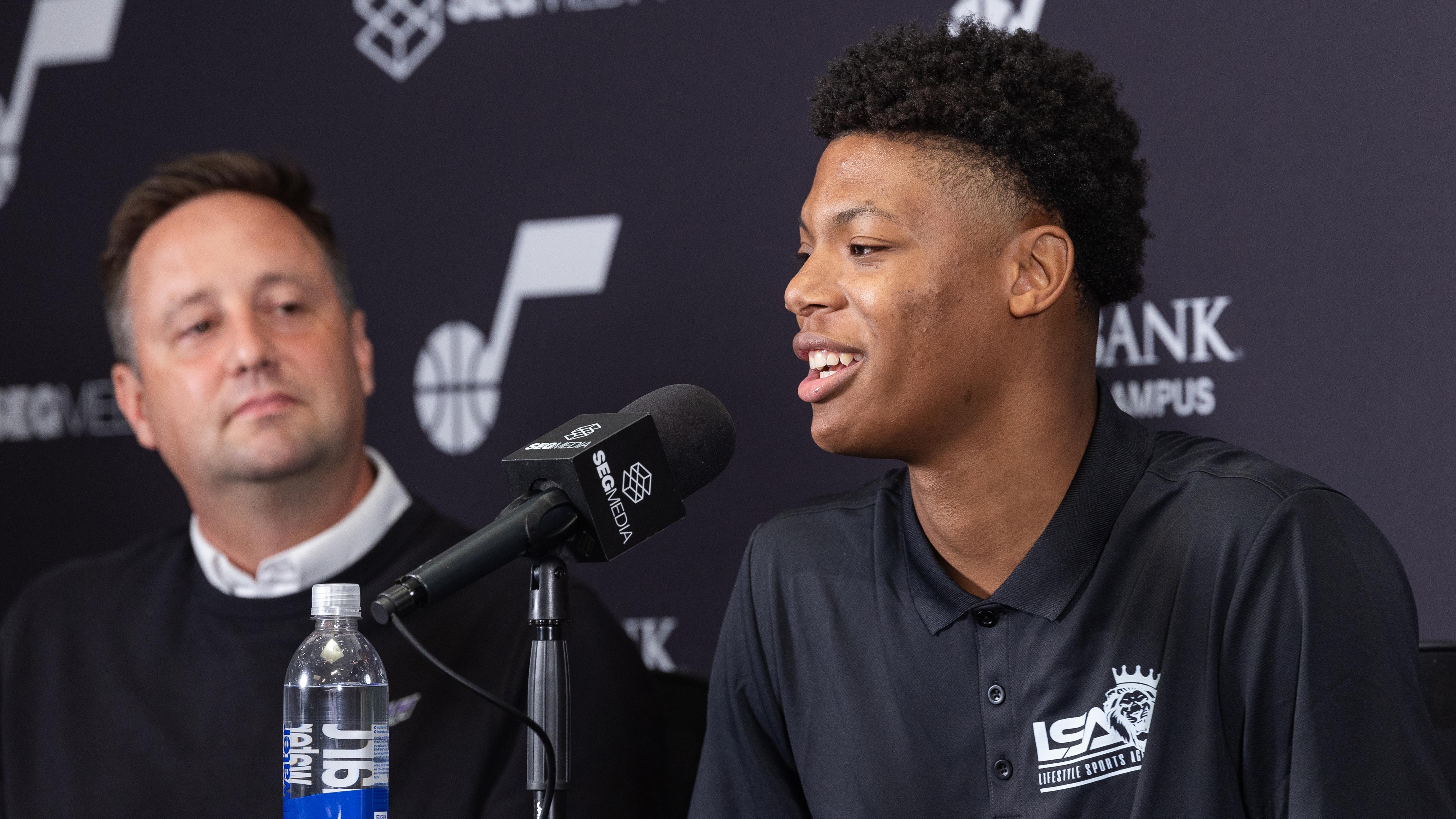 Utah Jazz Introduce Ace Bailey, Walter Clayton Jr., and John Tonje - Press Conference