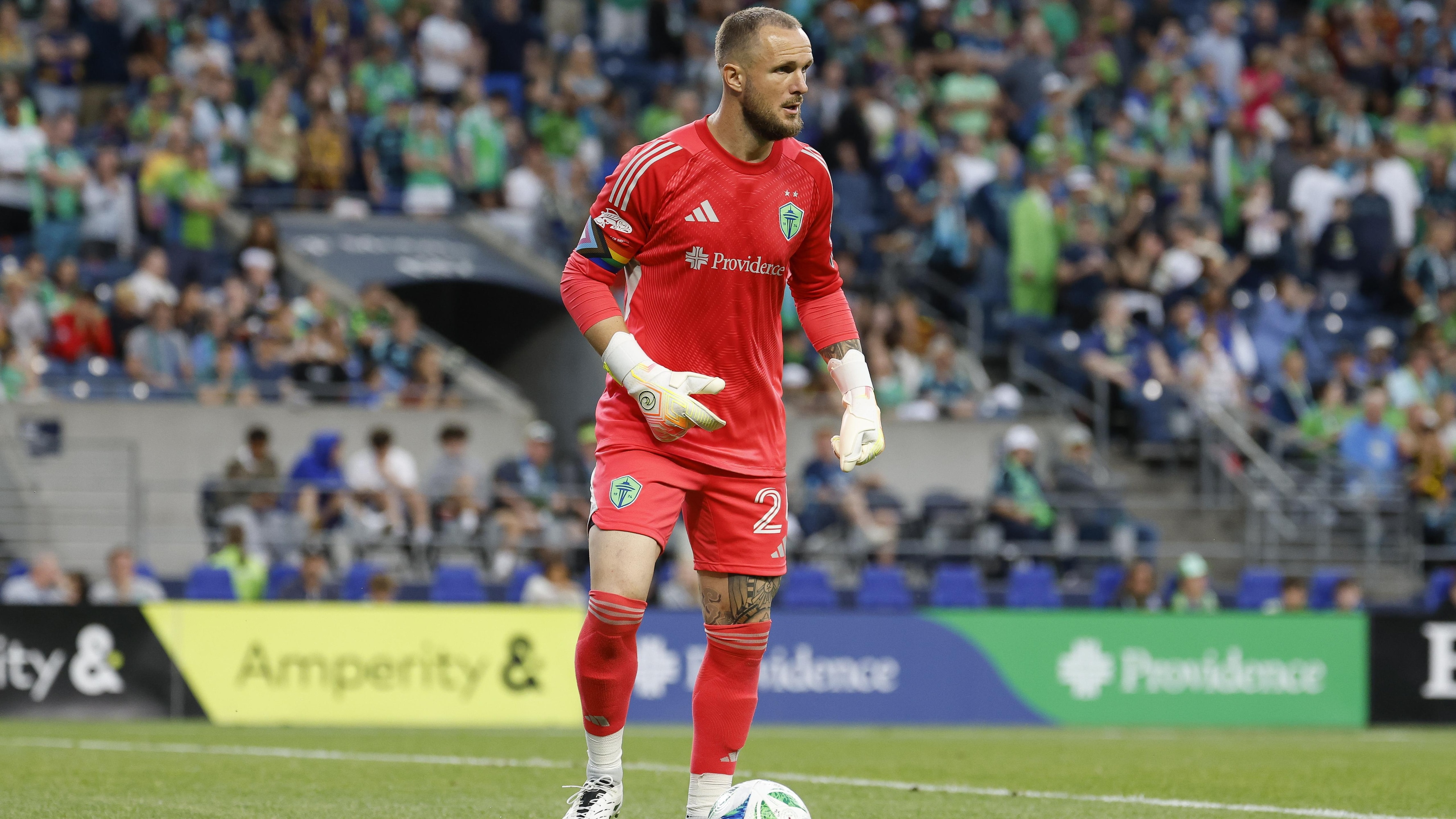 Seattle Sounders' Stefan Frei Leaves Field in Ambulance After Head Injury vs. Crew