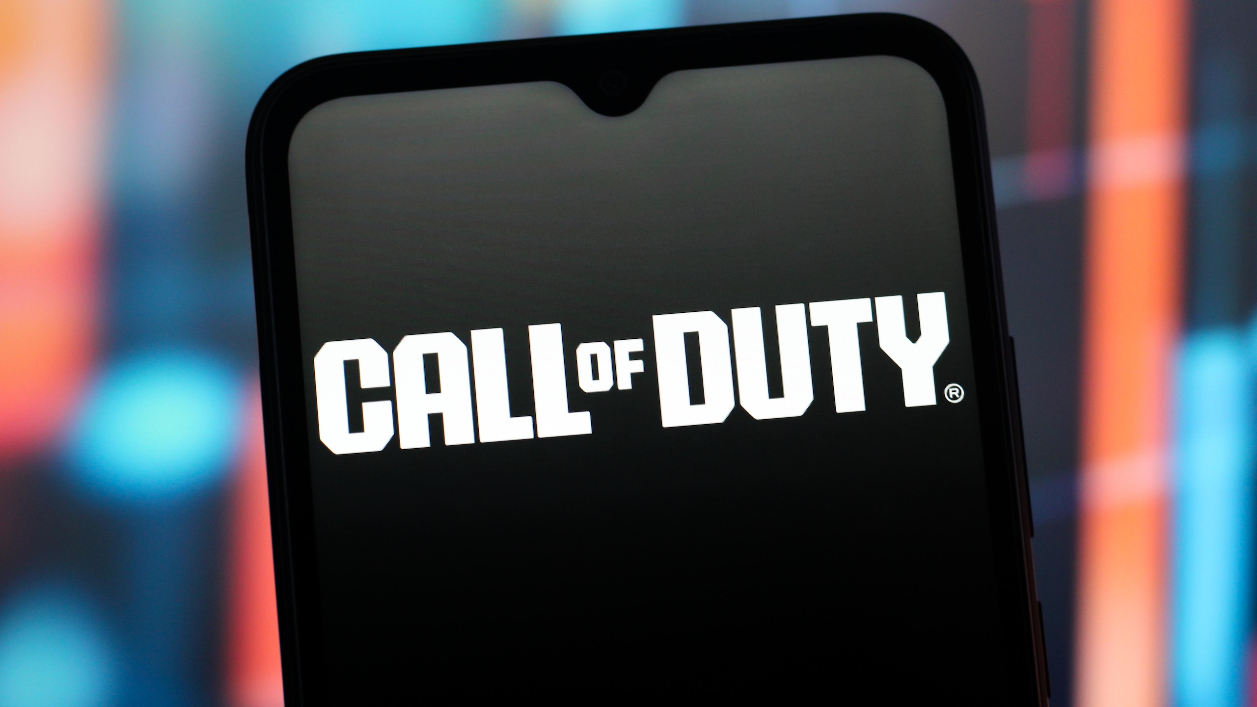 In this photo illustration, the Call of Duty logo is seen...