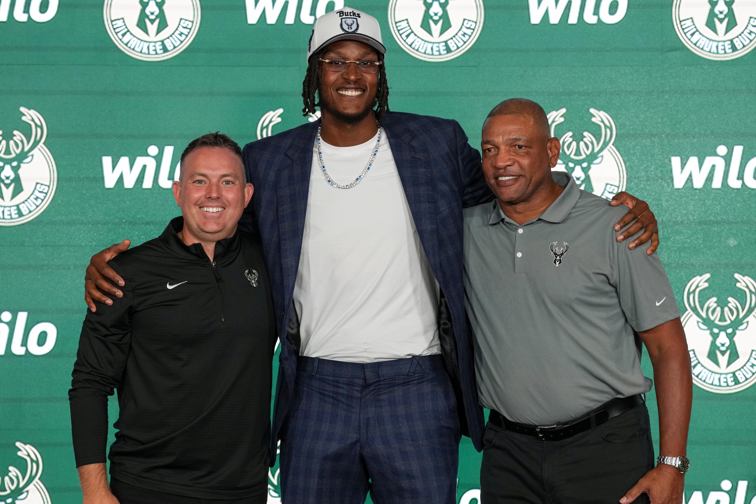 2025 NBA Summer League - Milwaukee Bucks Introduce Myles Turner 2025 NBA Summer League - Milwaukee Bucks Introduce Myles Turner