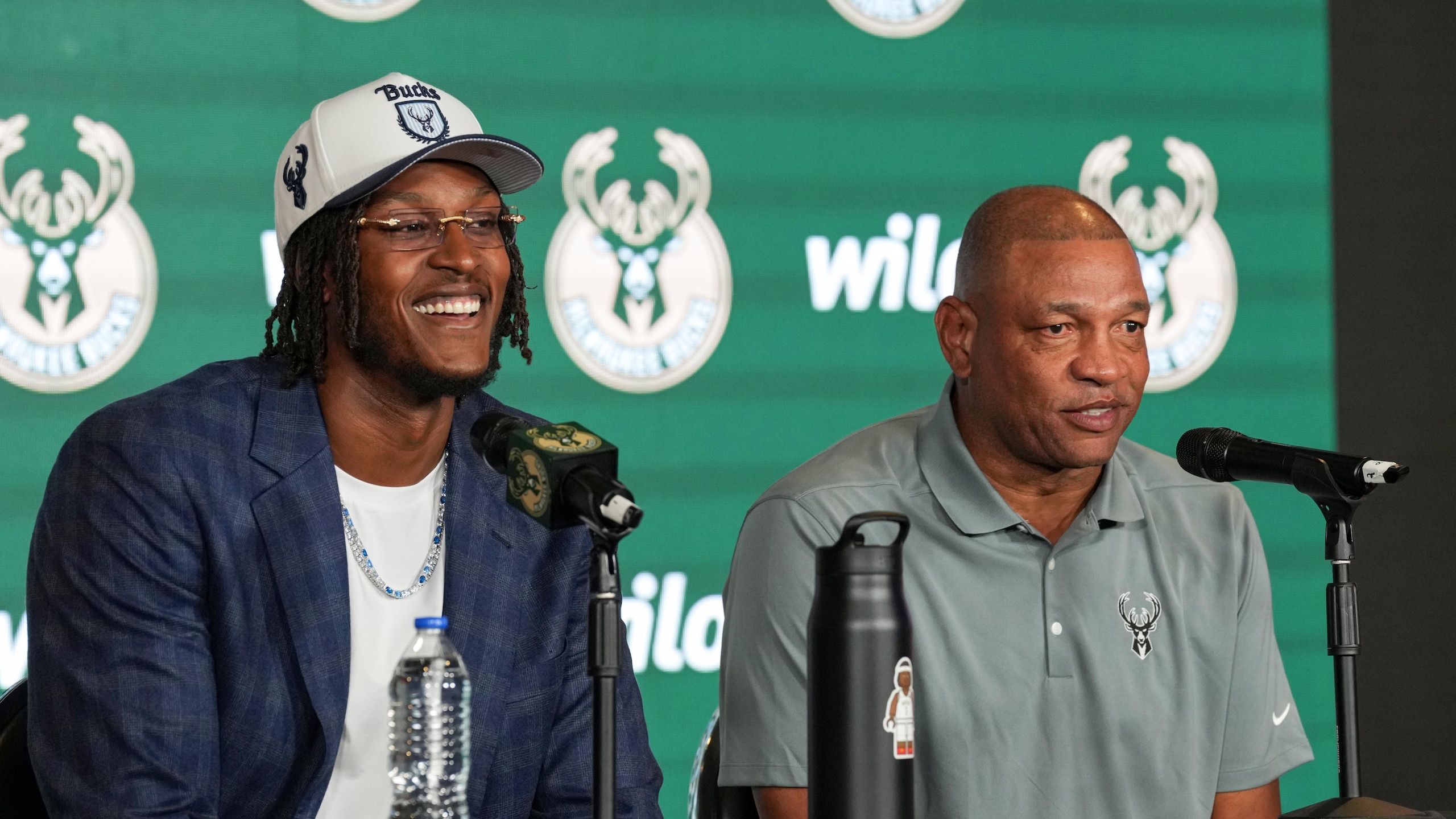 2025 NBA Summer League - Milwaukee Bucks Introduce Myles Turner