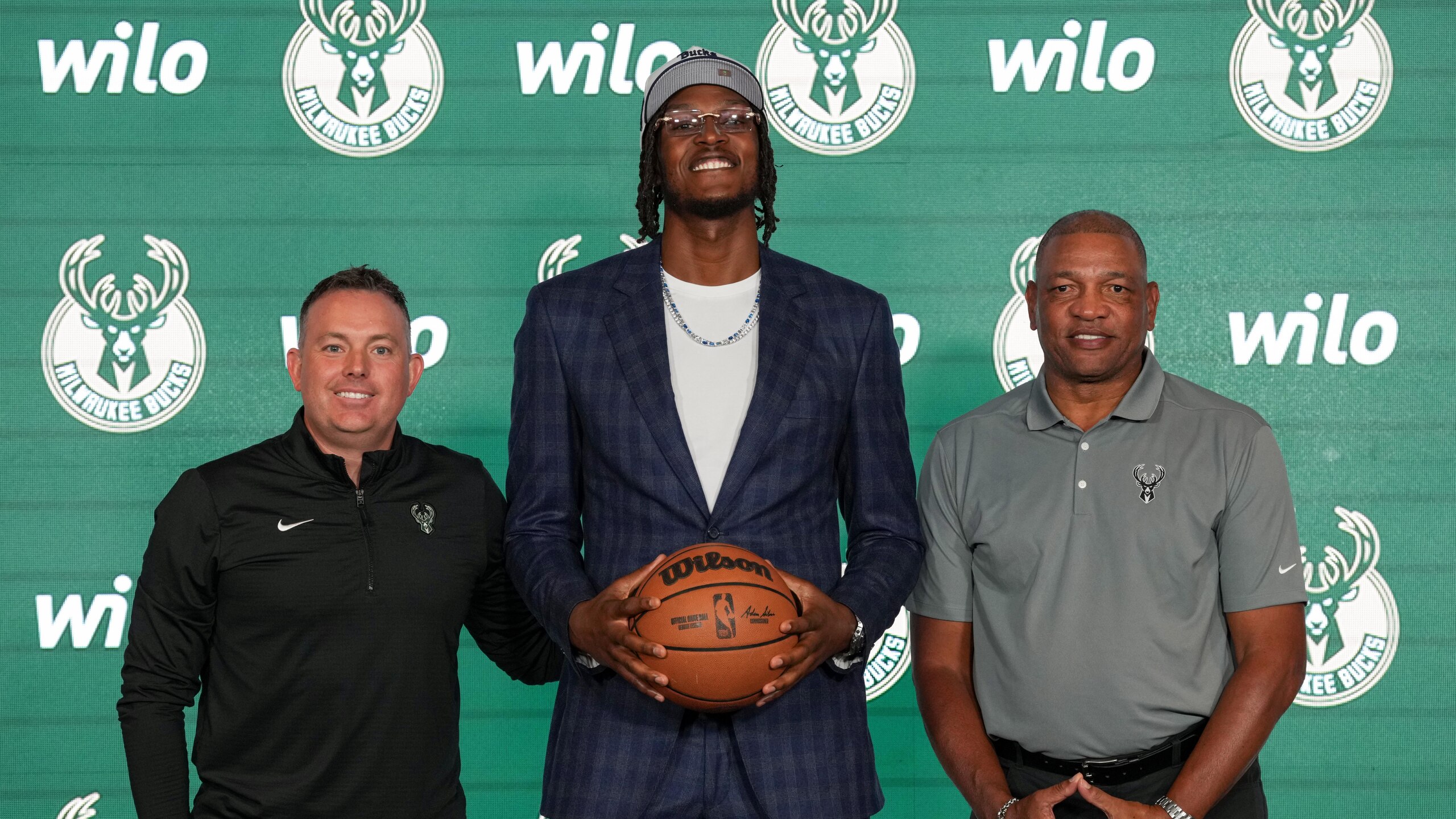 2025 NBA Summer League - Milwaukee Bucks Introduce Myles Turner