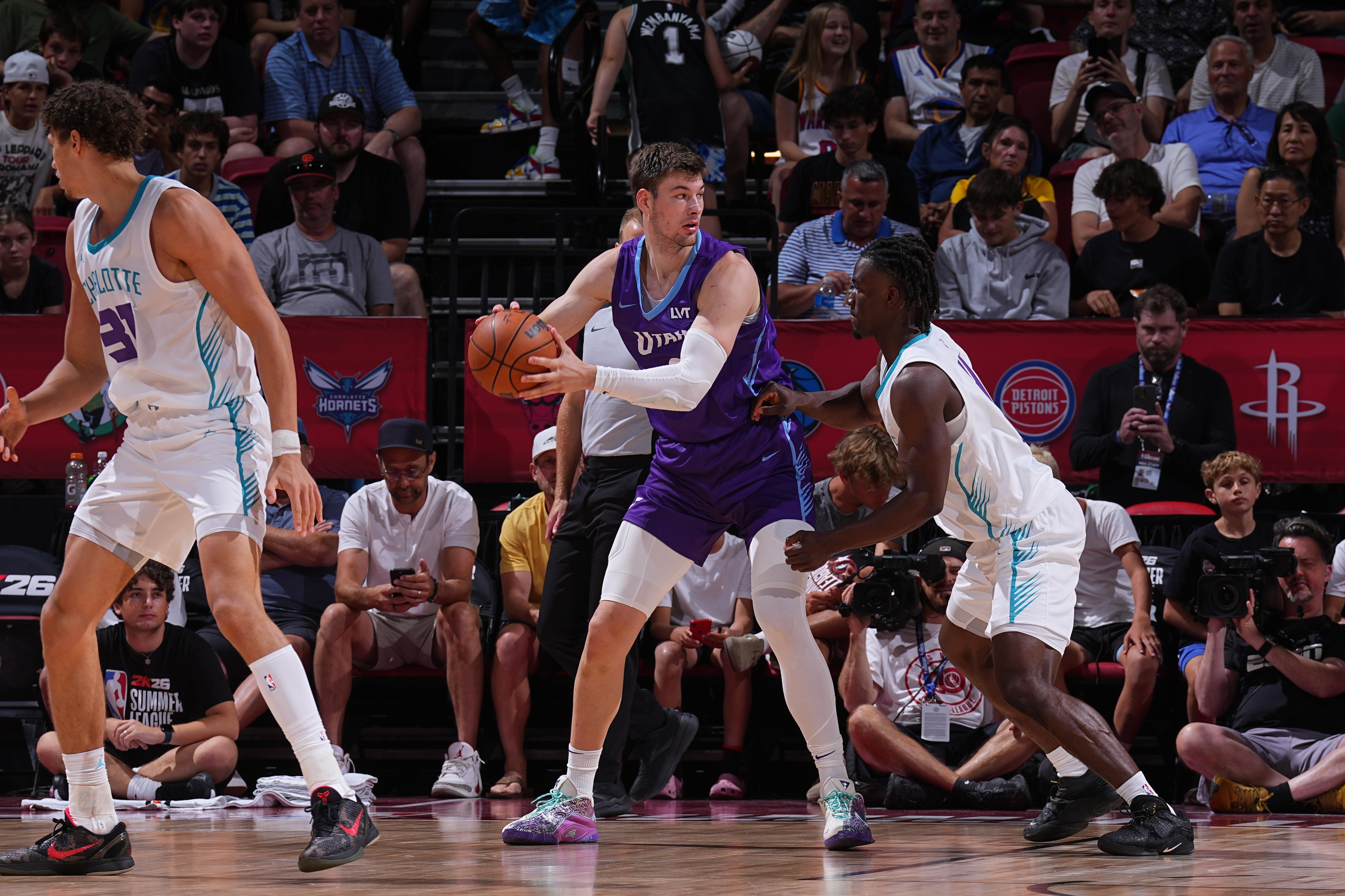 2025 NBA Summer League - Utah Jazz v Charlotte Hornets