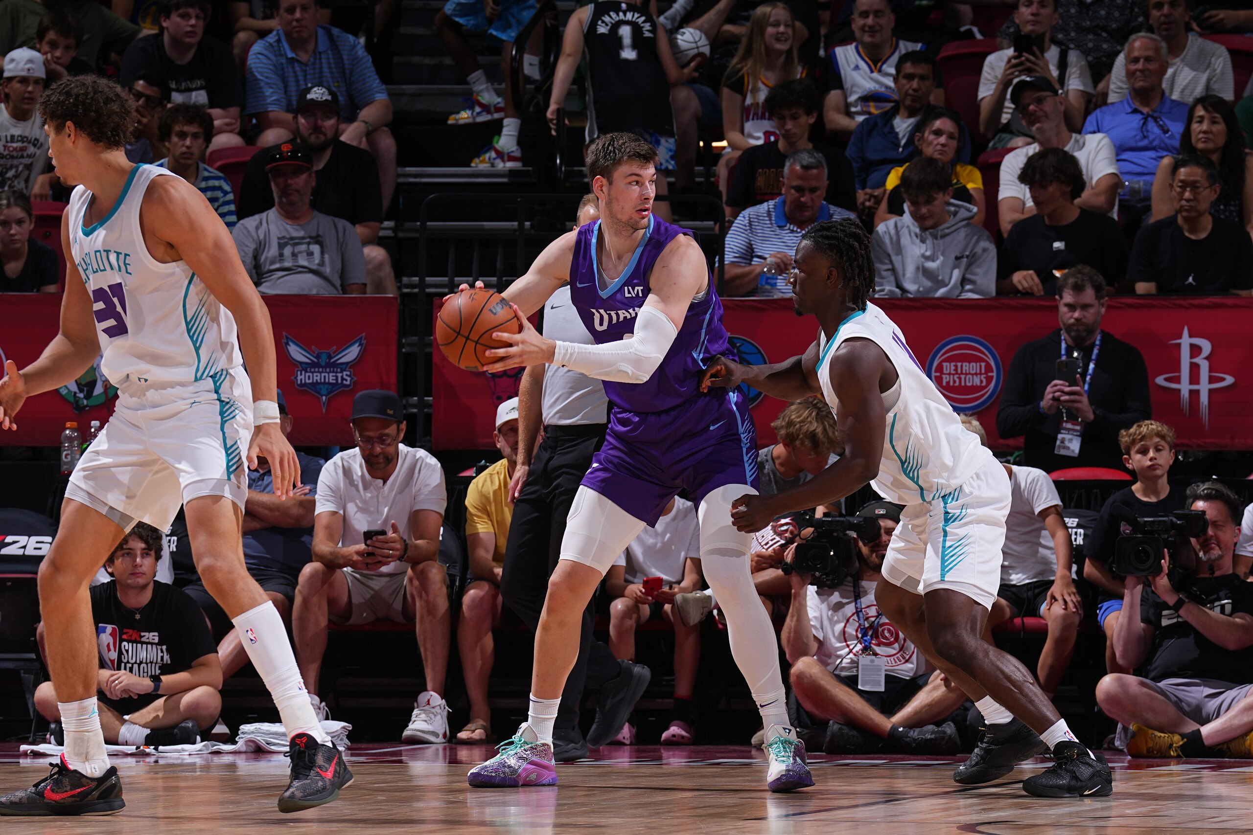 2025 NBA Summer League - Utah Jazz v Charlotte Hornets
