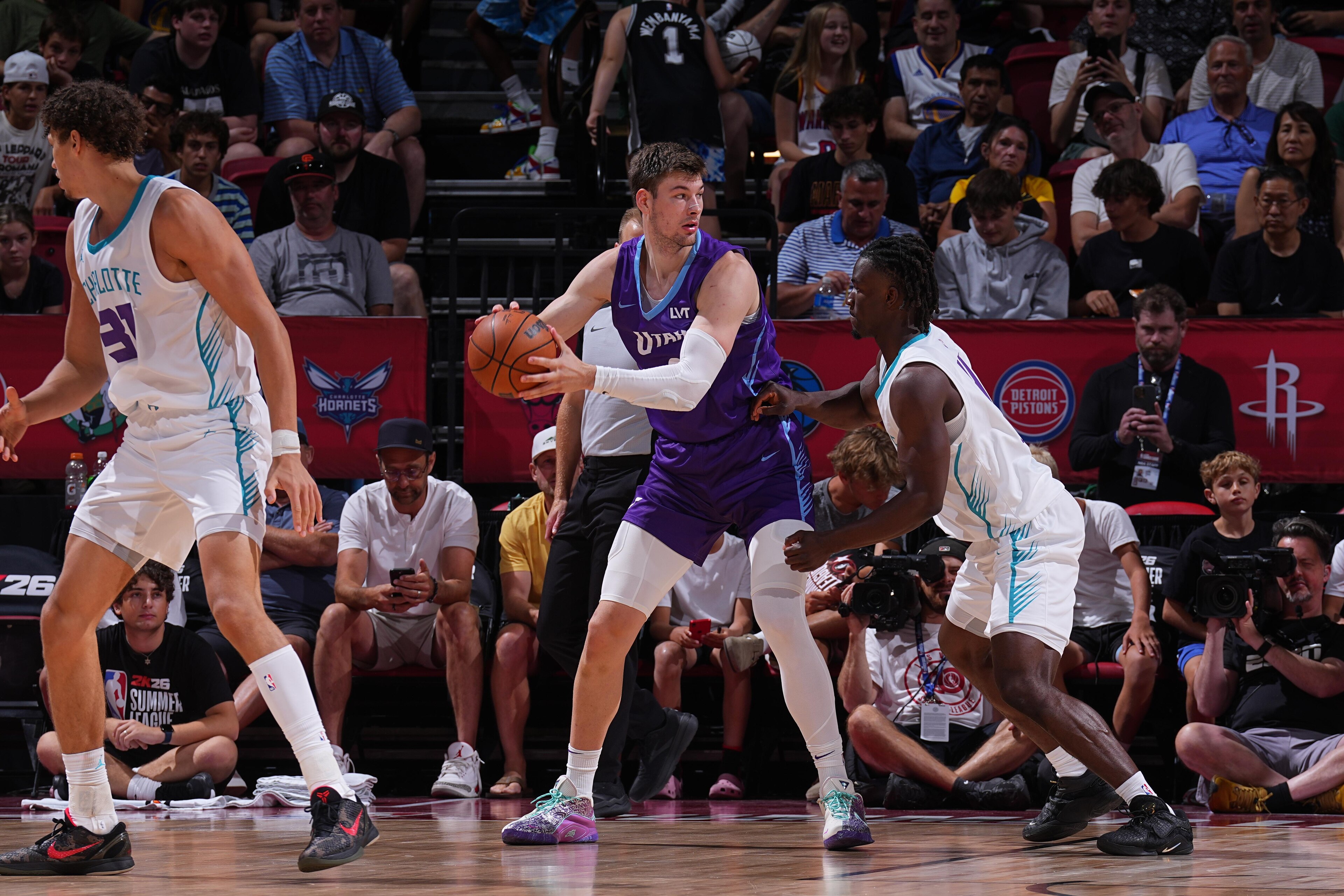2025 NBA Summer League - Utah Jazz v Charlotte Hornets
