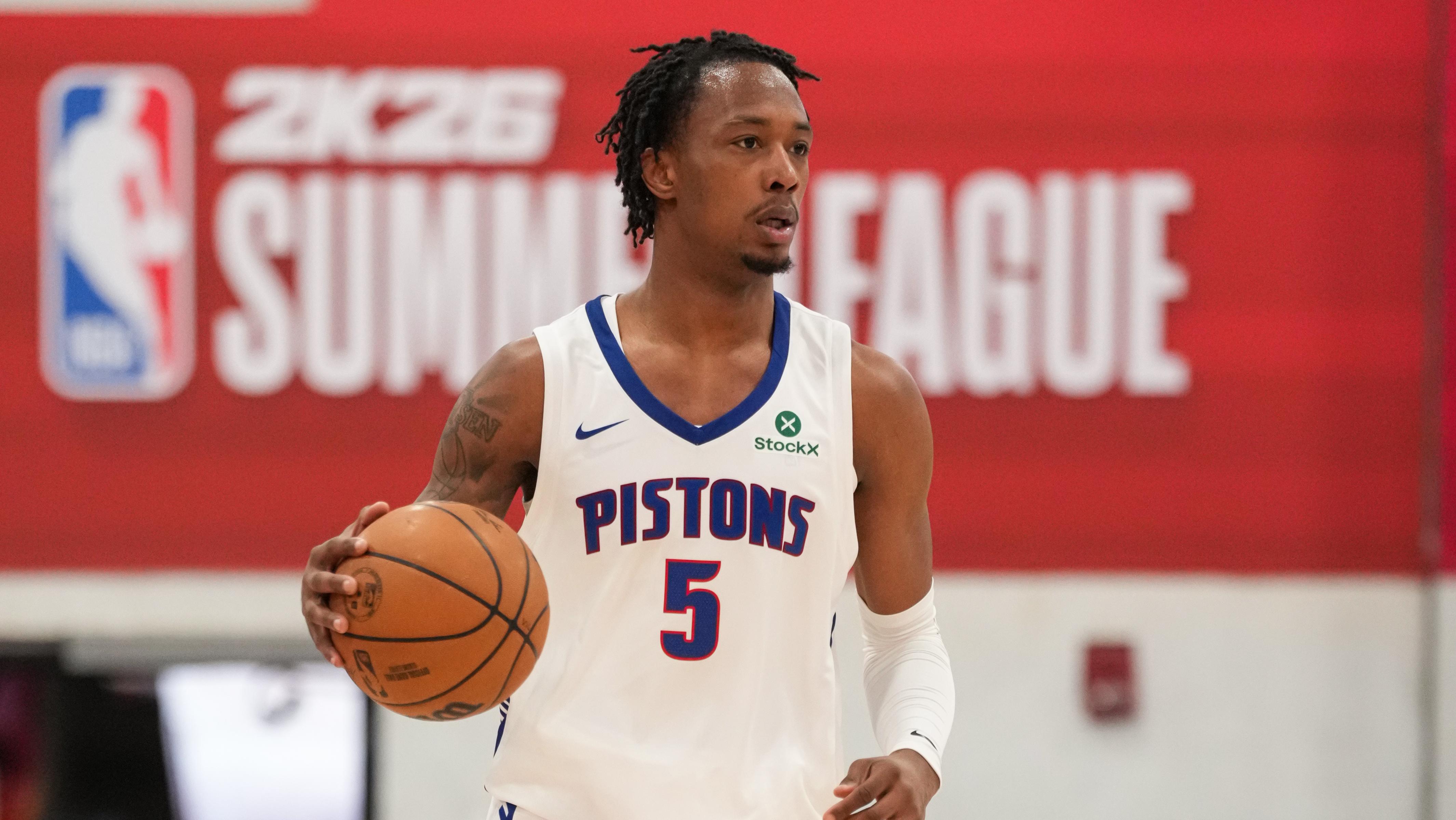 2025 NBA Summer League - New York Knicks v Detroit Pistons