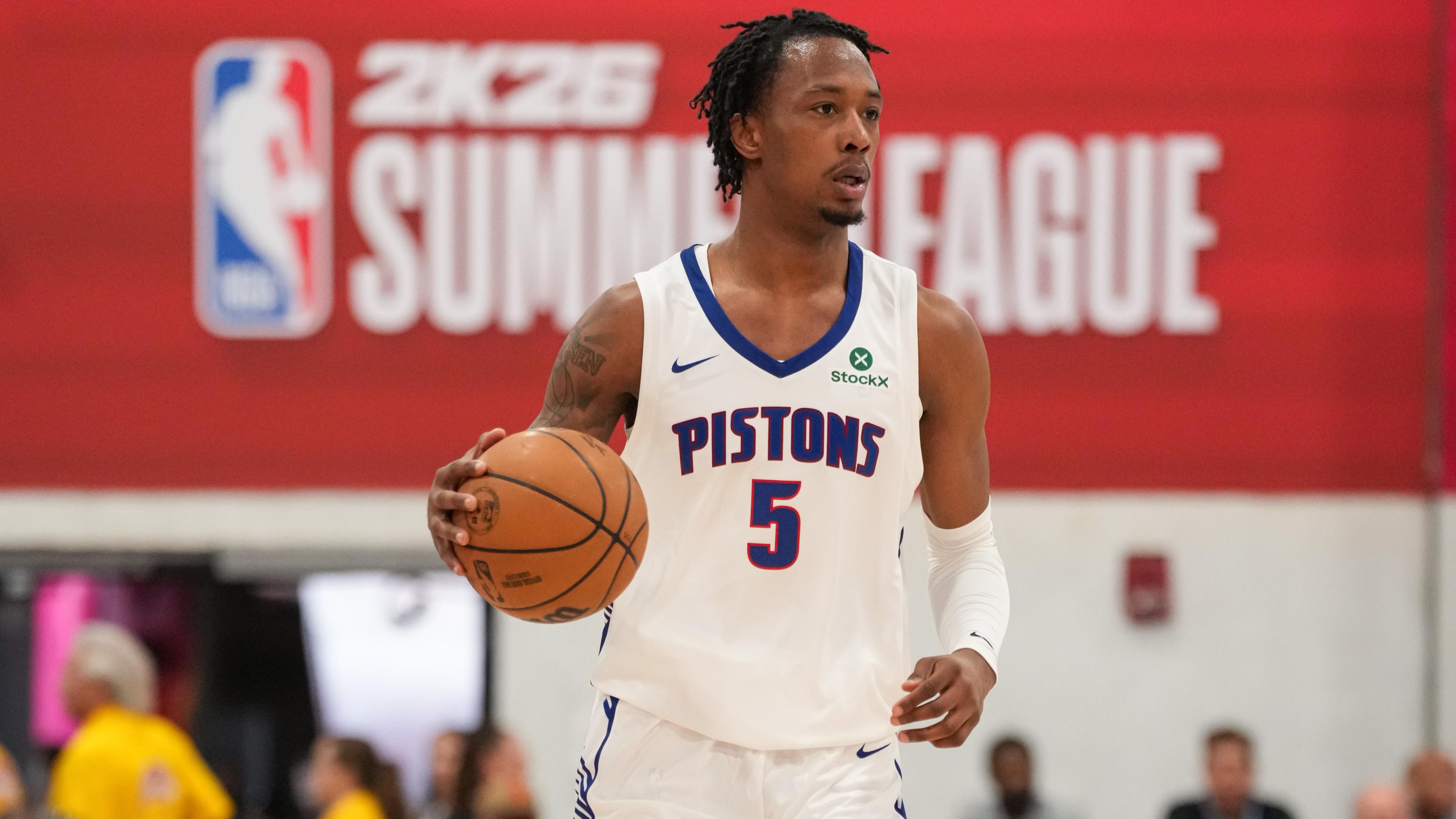 2025 NBA Summer League - New York Knicks v Detroit Pistons
