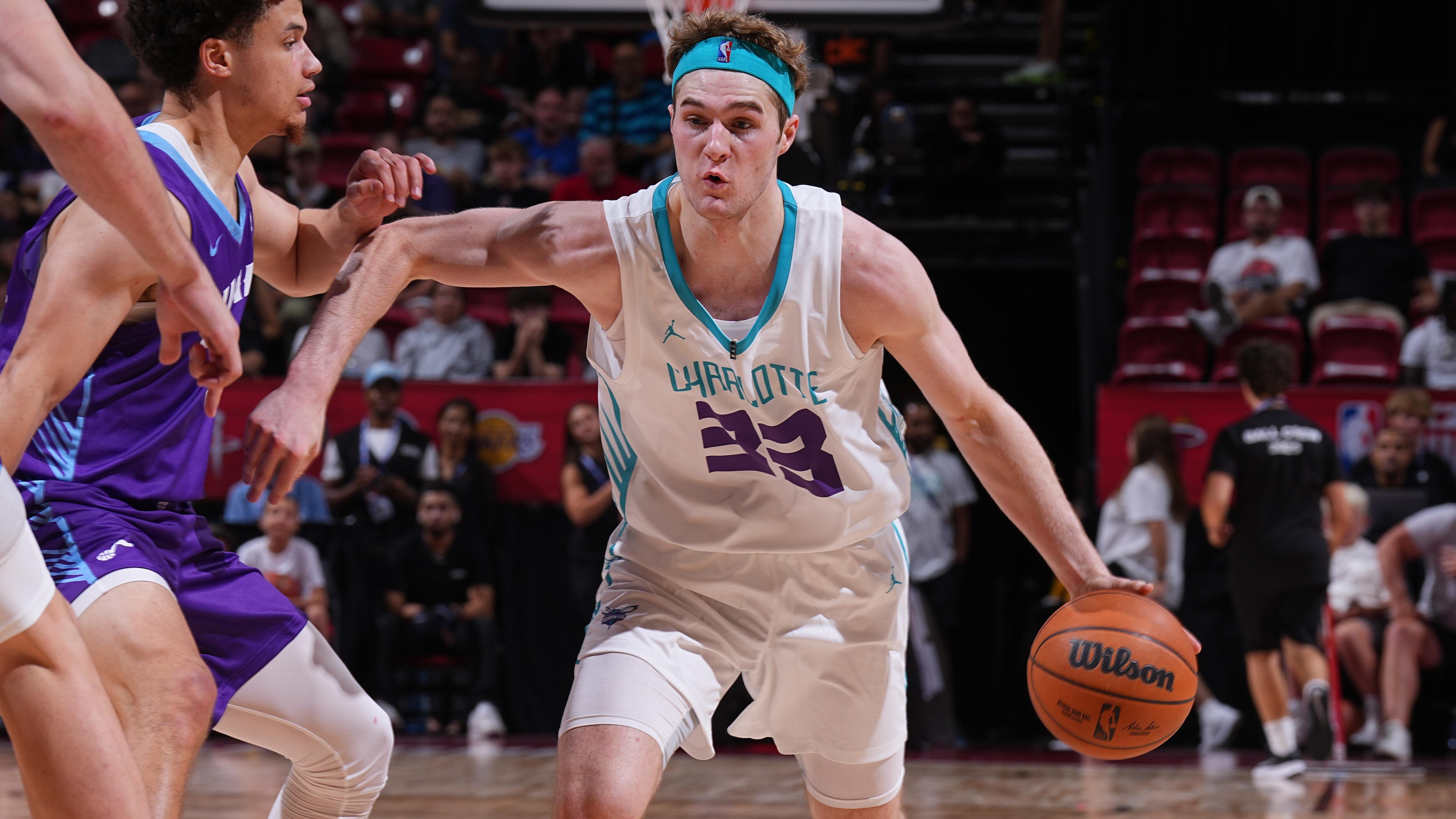 2025 NBA Summer League - Utah Jazz v Charlotte Hornets