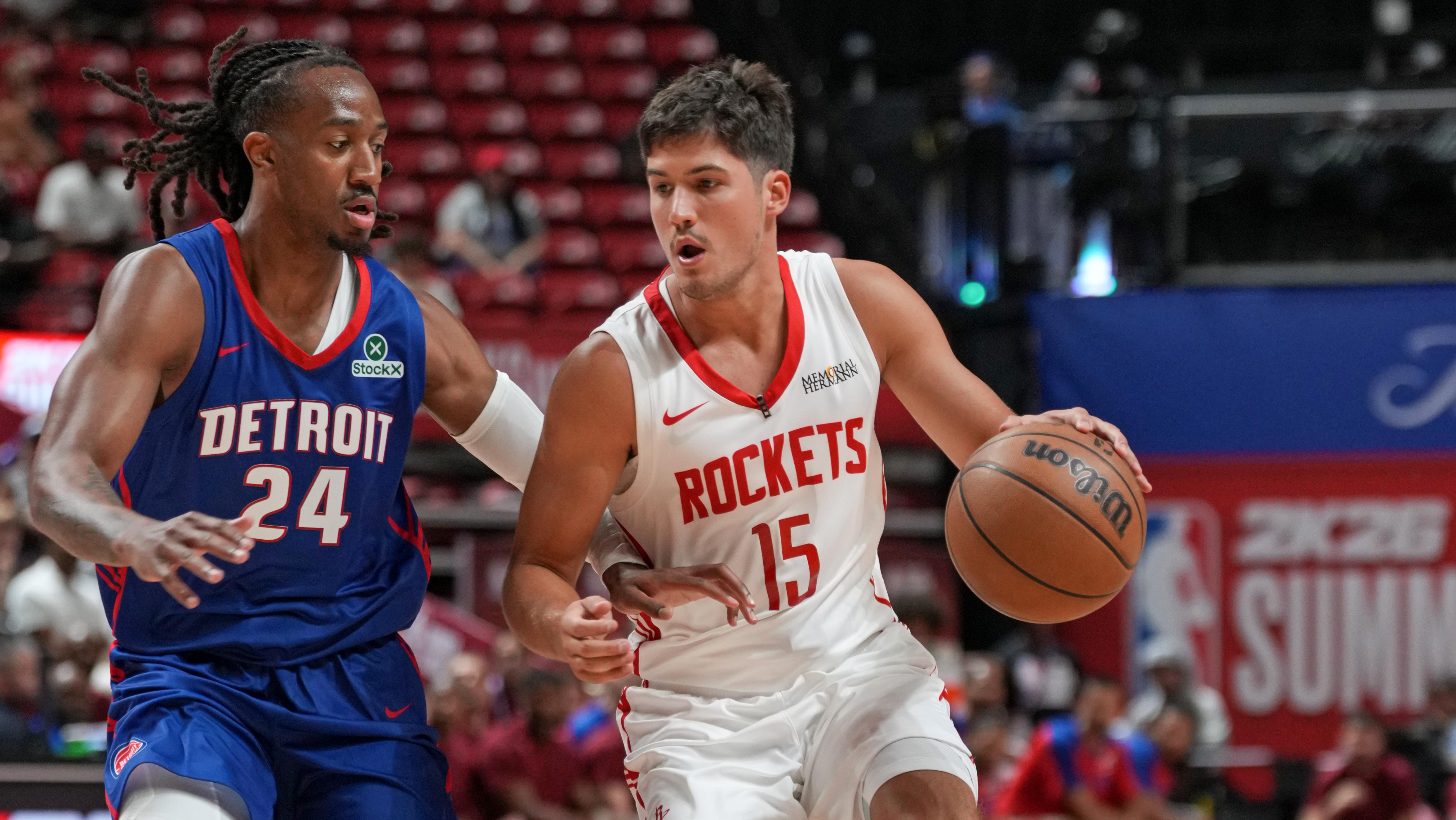2025 NBA Summer League - Detroit Pistons v Houston Rockets