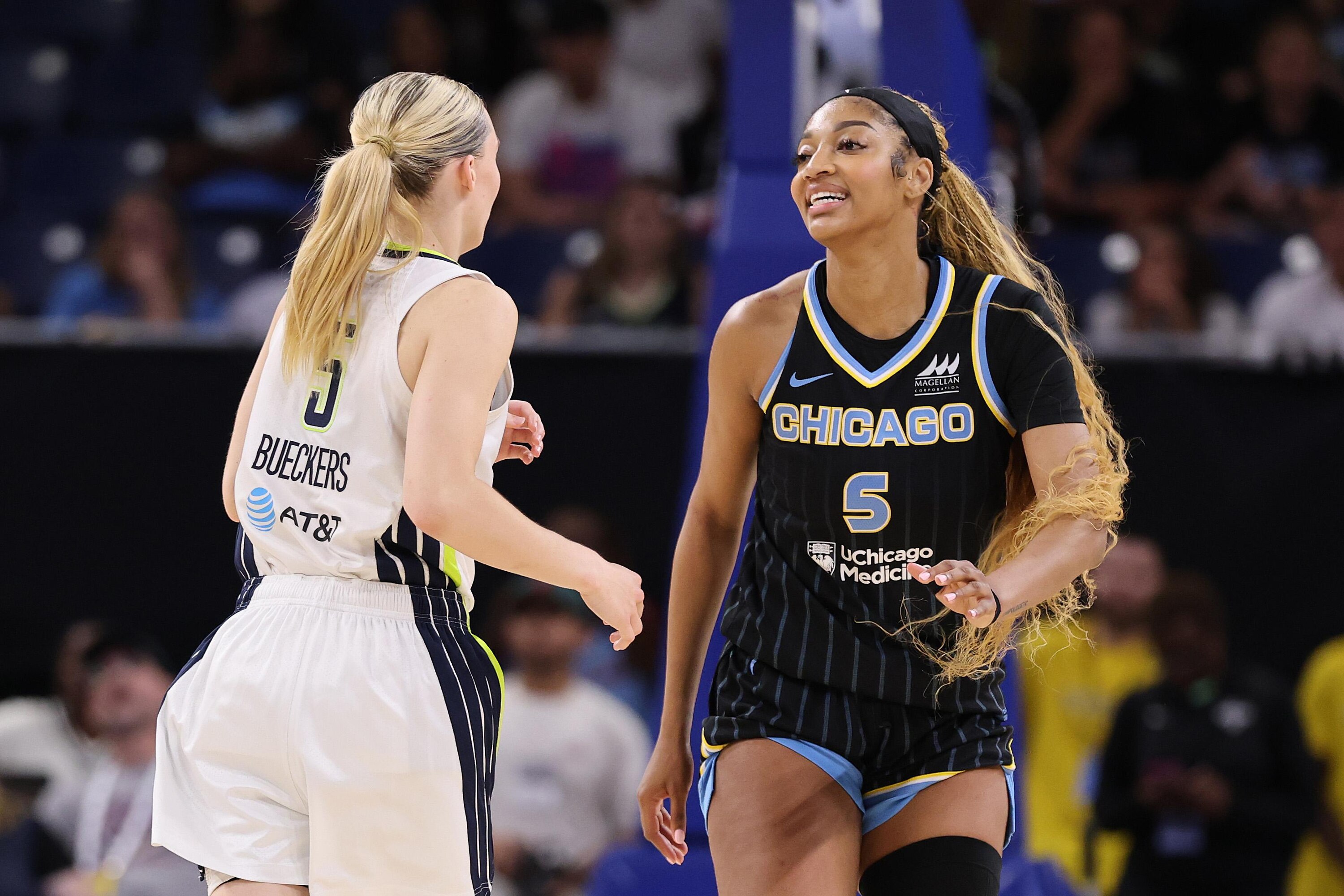 Angel Reese Says It's 'Good' to Finally Play With Paige Bueckers at WNBA  All-Star Game