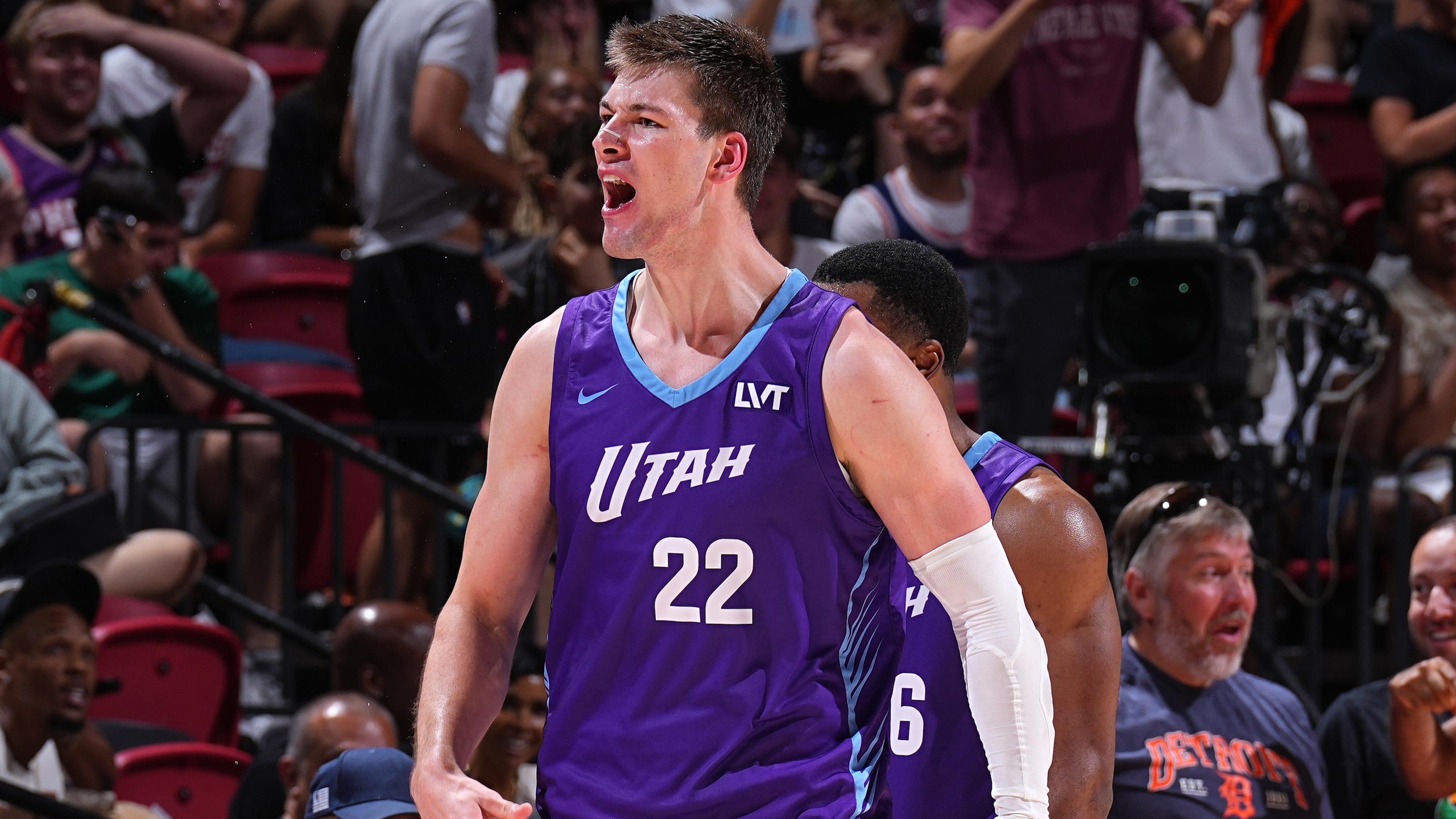 2025 NBA Summer League - Utah Jazz v San Antonio Spurs 2025 NBA Summer League - Utah Jazz v San Antonio Spurs
