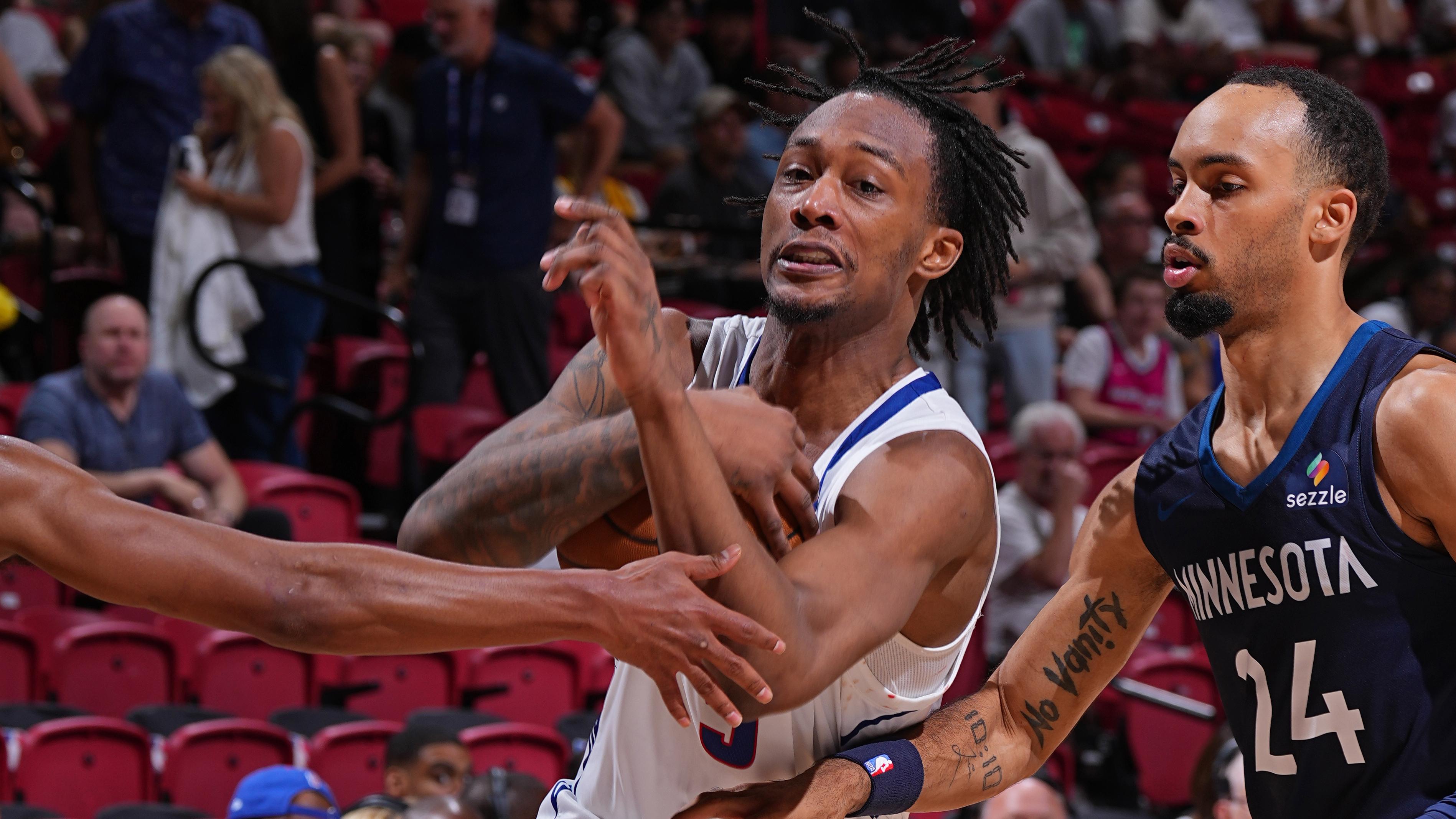 2025 NBA Summer League - Minnesota Timberwolves v Detroit Pistons