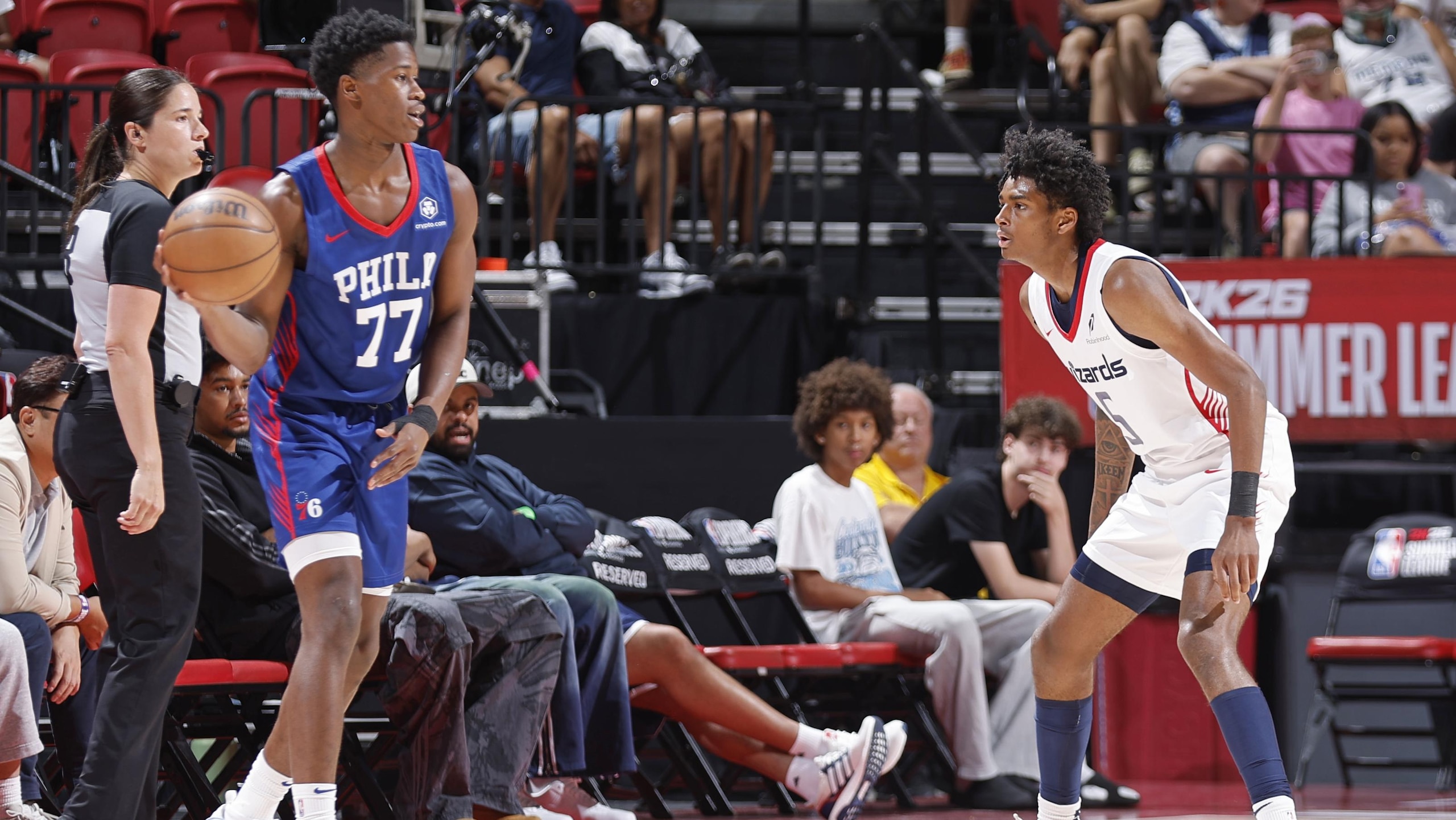 2025 NBA Summer League - Philadelphia 76ers v Washington Wizards
