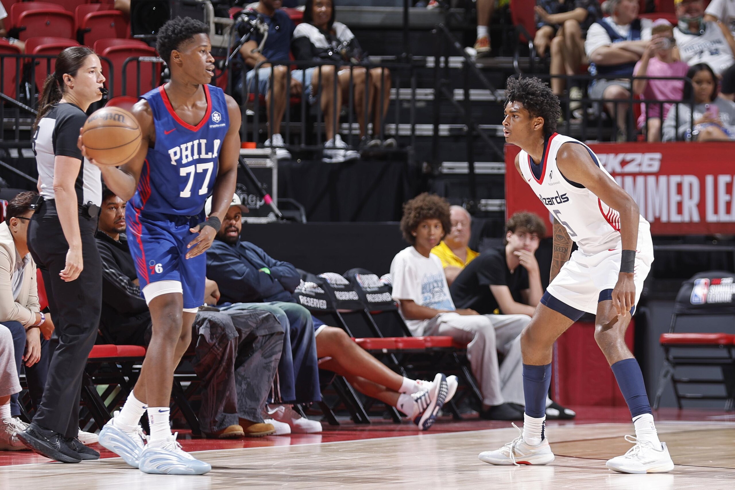 2025 NBA Summer League - Philadelphia 76ers v Washington Wizards