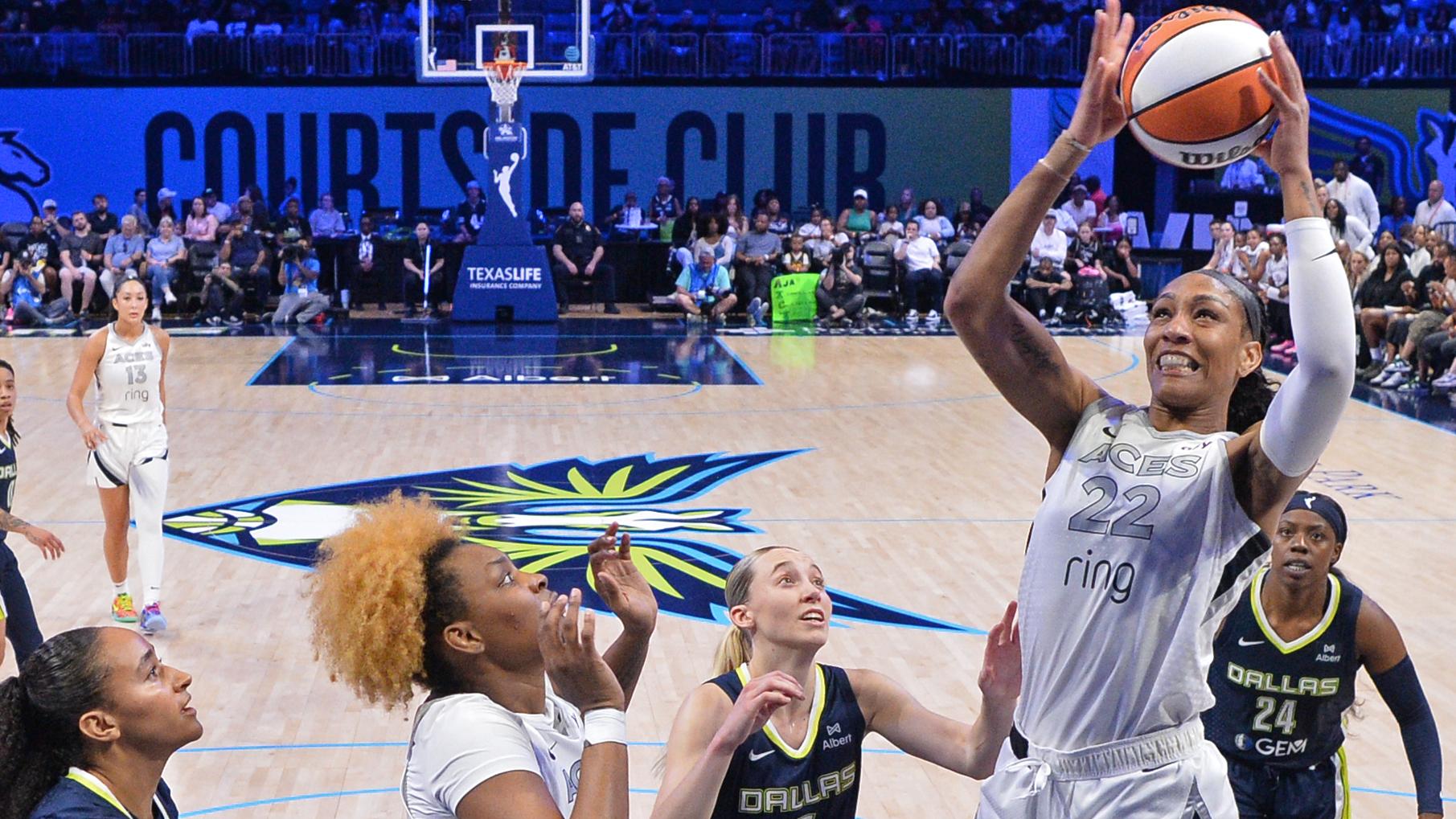 A'ja Wilson Basketball Tops