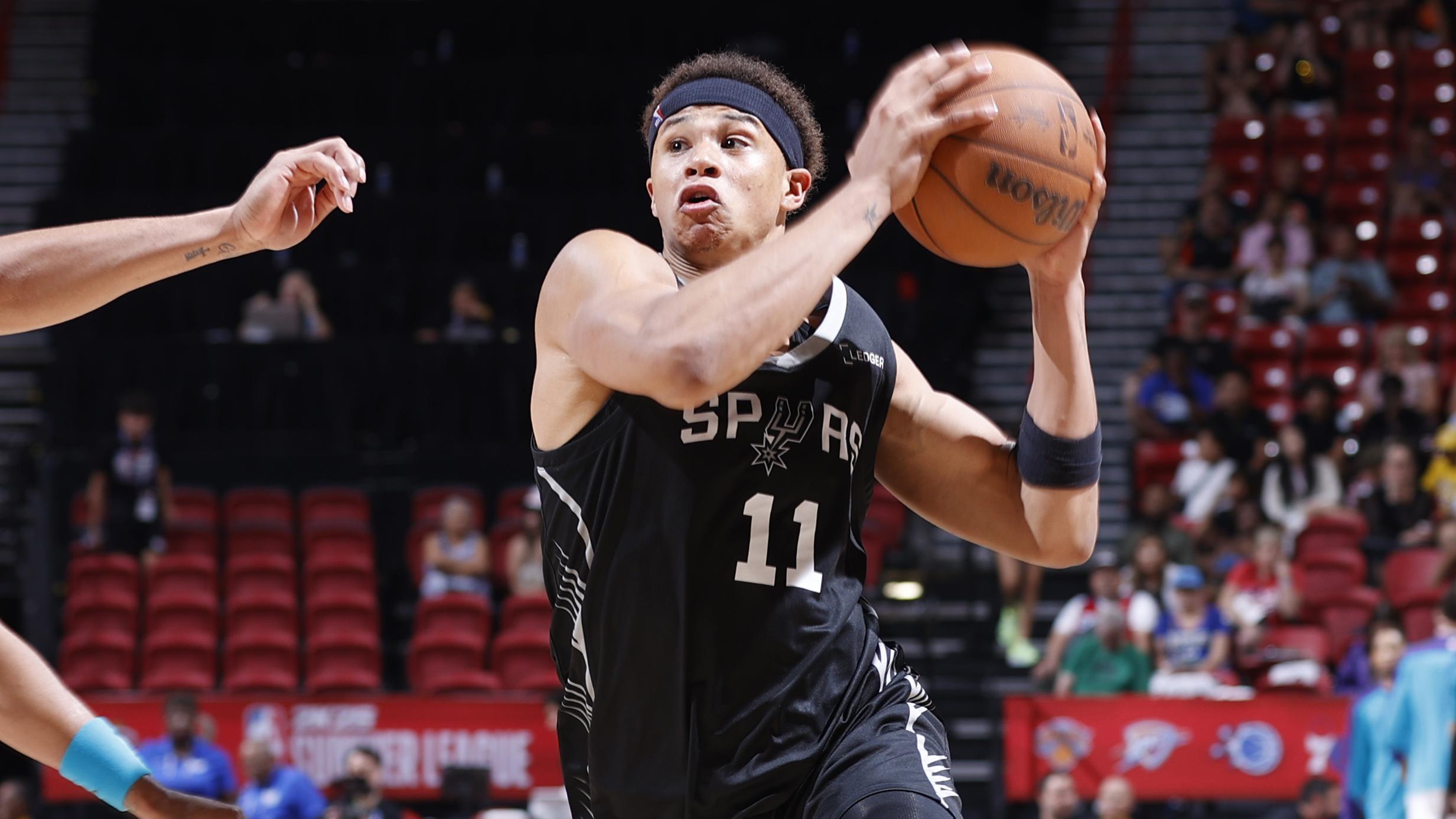 2025 NBA Summer League - San Antonio Spurs v Charlotte Hornets