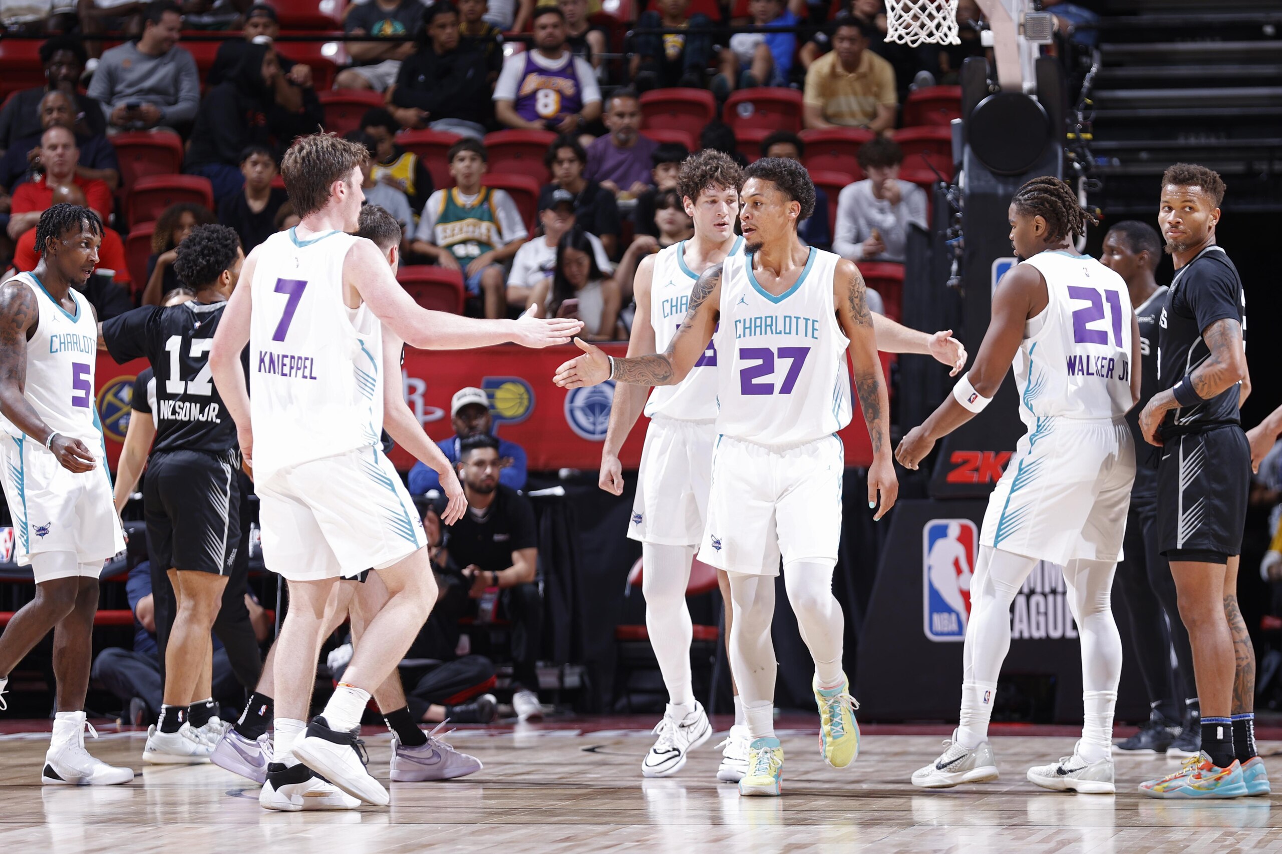 2025 NBA Summer League - San Antonio Spurs v Charlotte Hornets