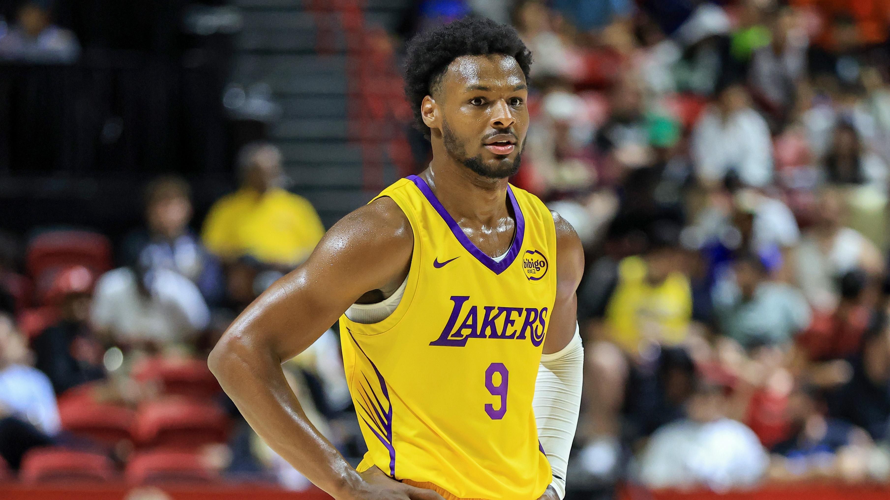 Bronny James Outlines Goals for 2nd NBA Season With Lakers, Reflects on Rookie Year