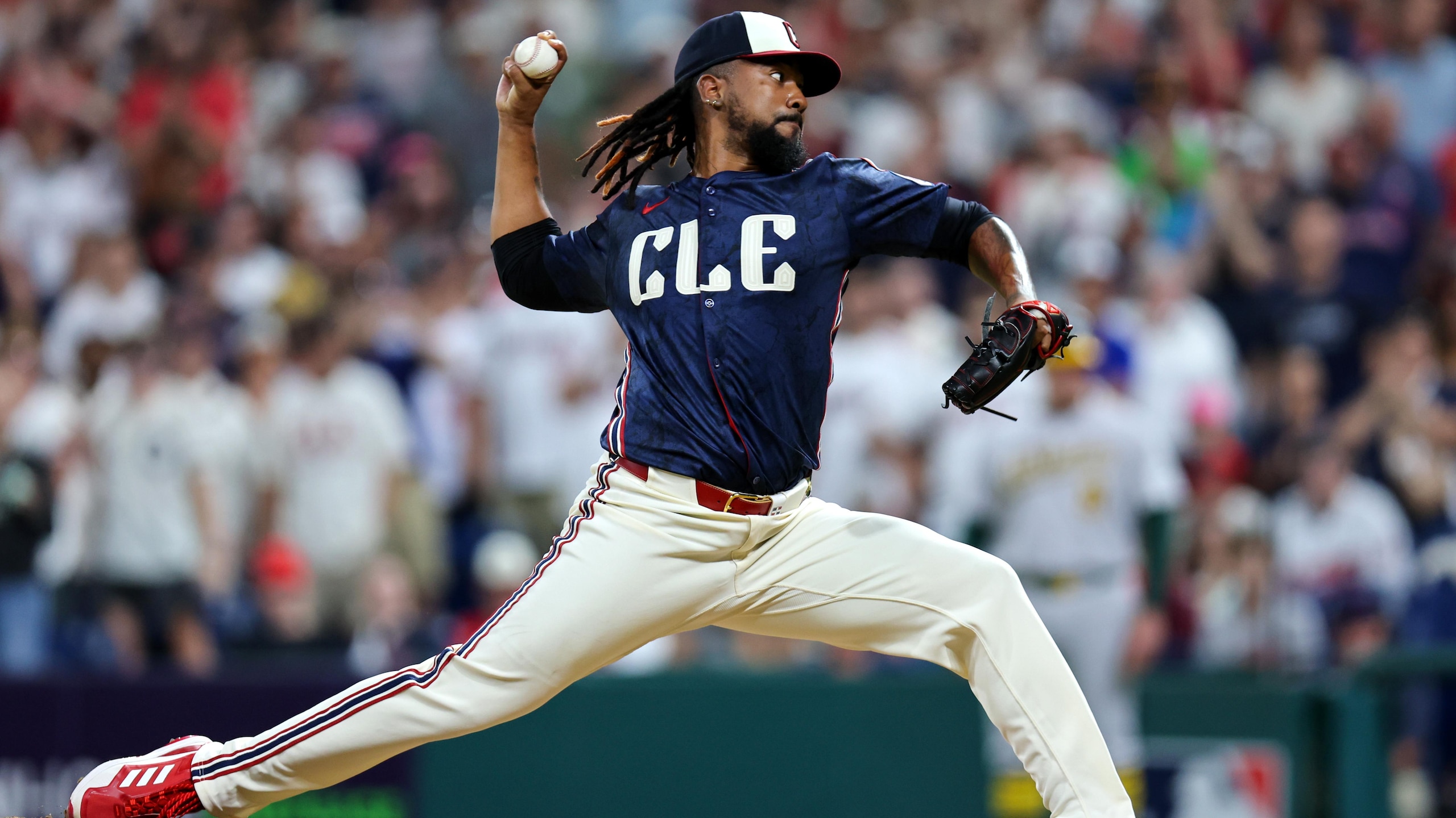 MLB: JUL 18 Athletics at Guardians