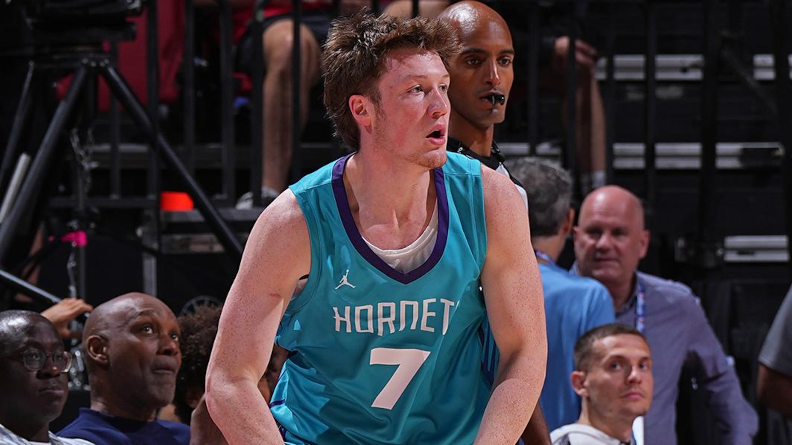2025 NBA Summer League - Charlotte Hornets v Oklahoma City Thunder: Semifinals
