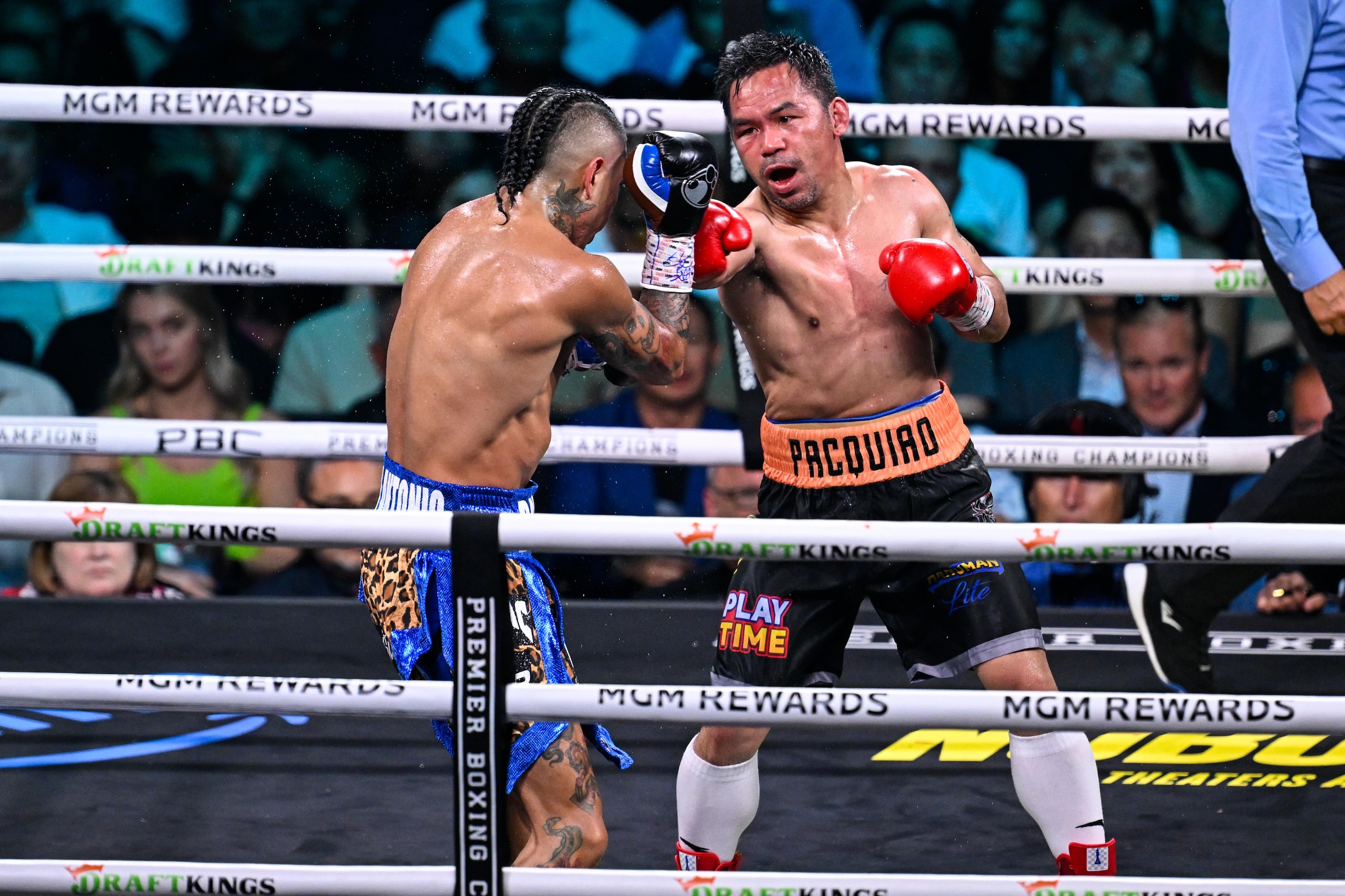 Manny Pacquiao vs Mario Barrios - Premiere Boxing Championship