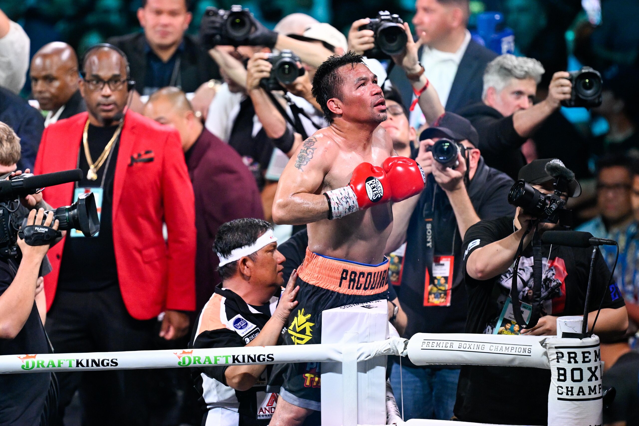 Manny Pacquiao vs Mario Barrios - Premiere Boxing Championship