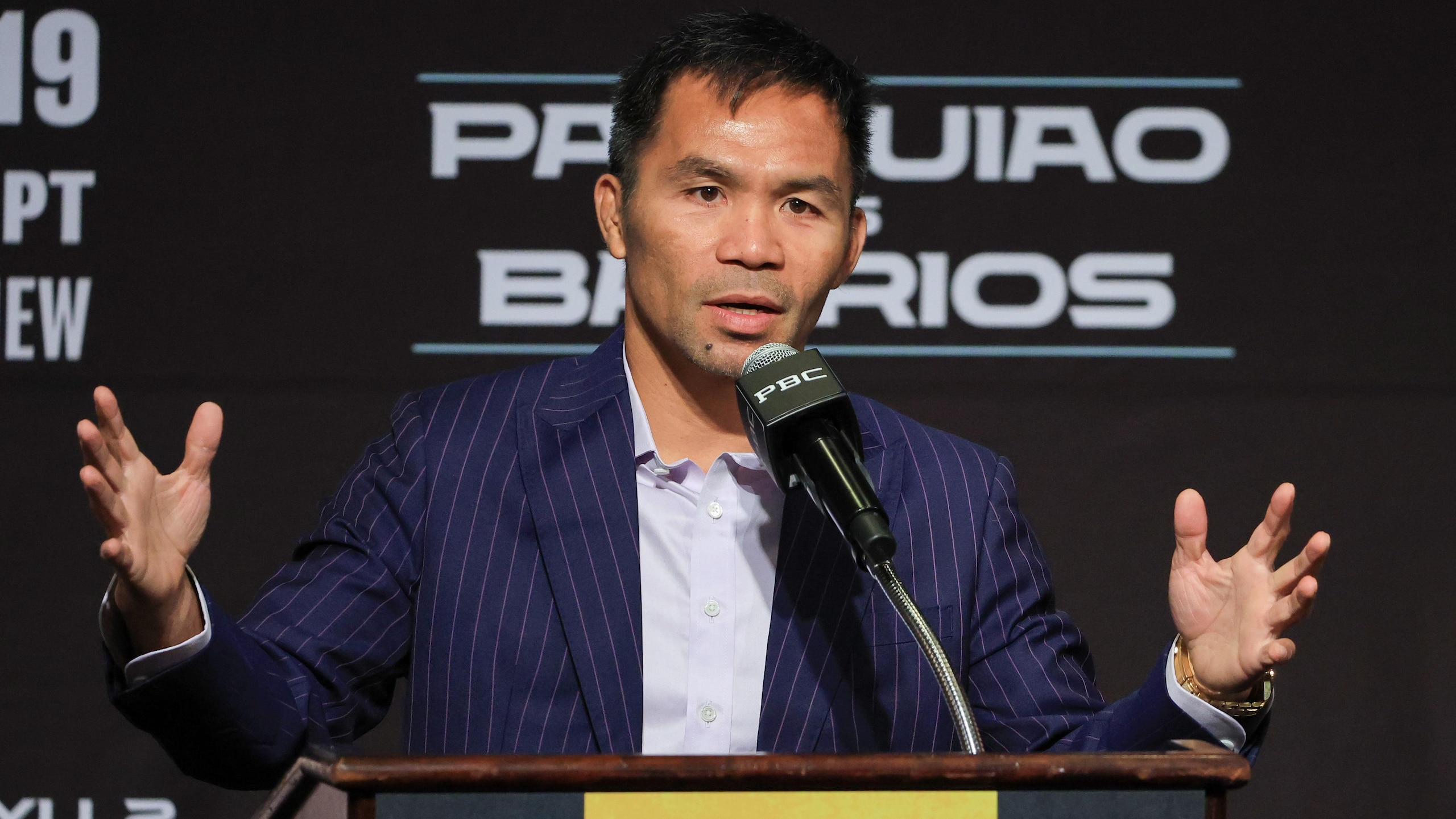 Manny Pacquiao v Mario Barrios - News Conference