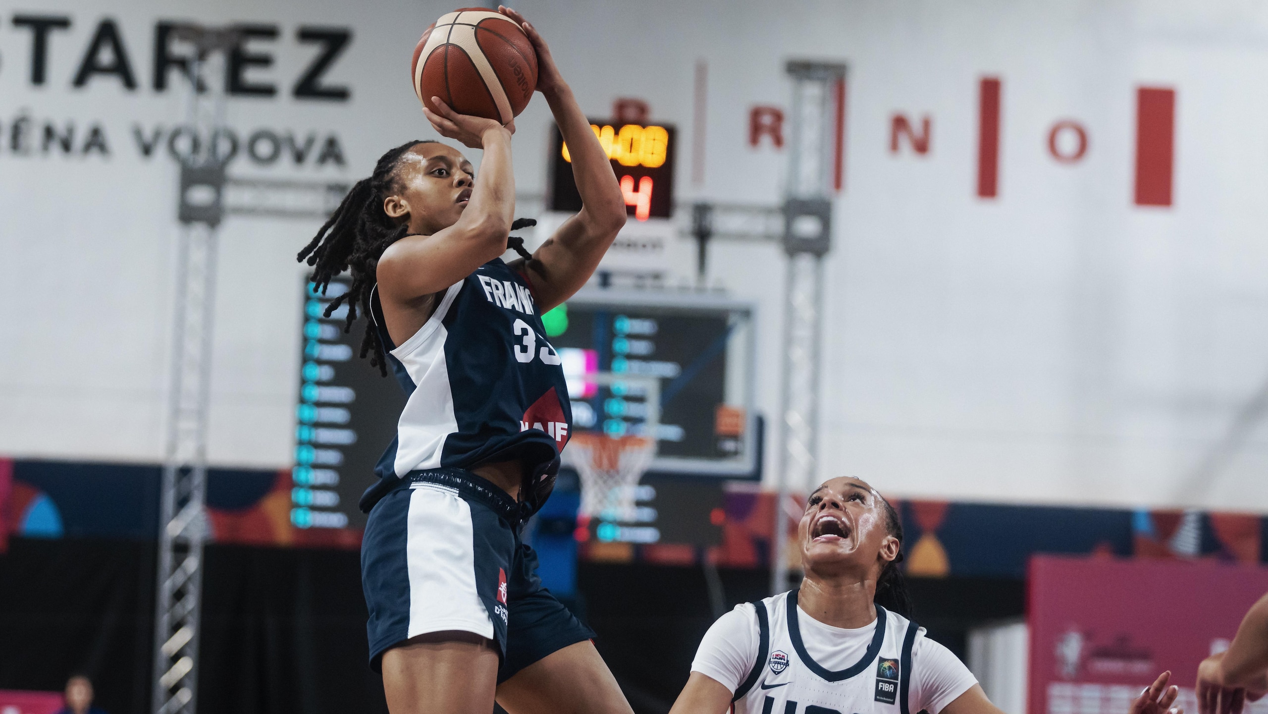 USA v France: Quarter-final - FIBA Women's U19 Basketball World Cup 2025