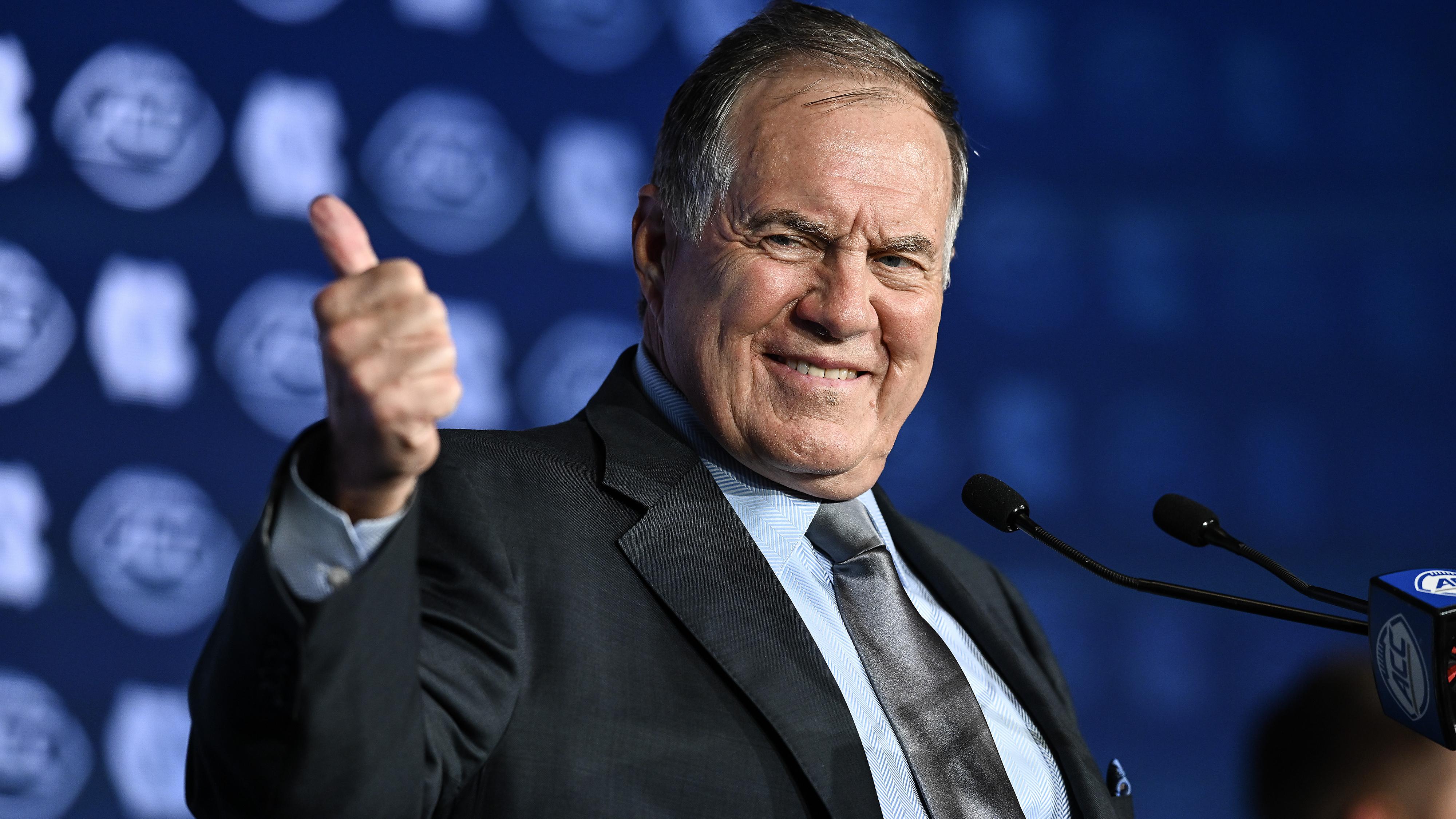 Bill Belichick Says CFB Players Have ‘Fewer Bad Habits to Break,’ Are More Coachable