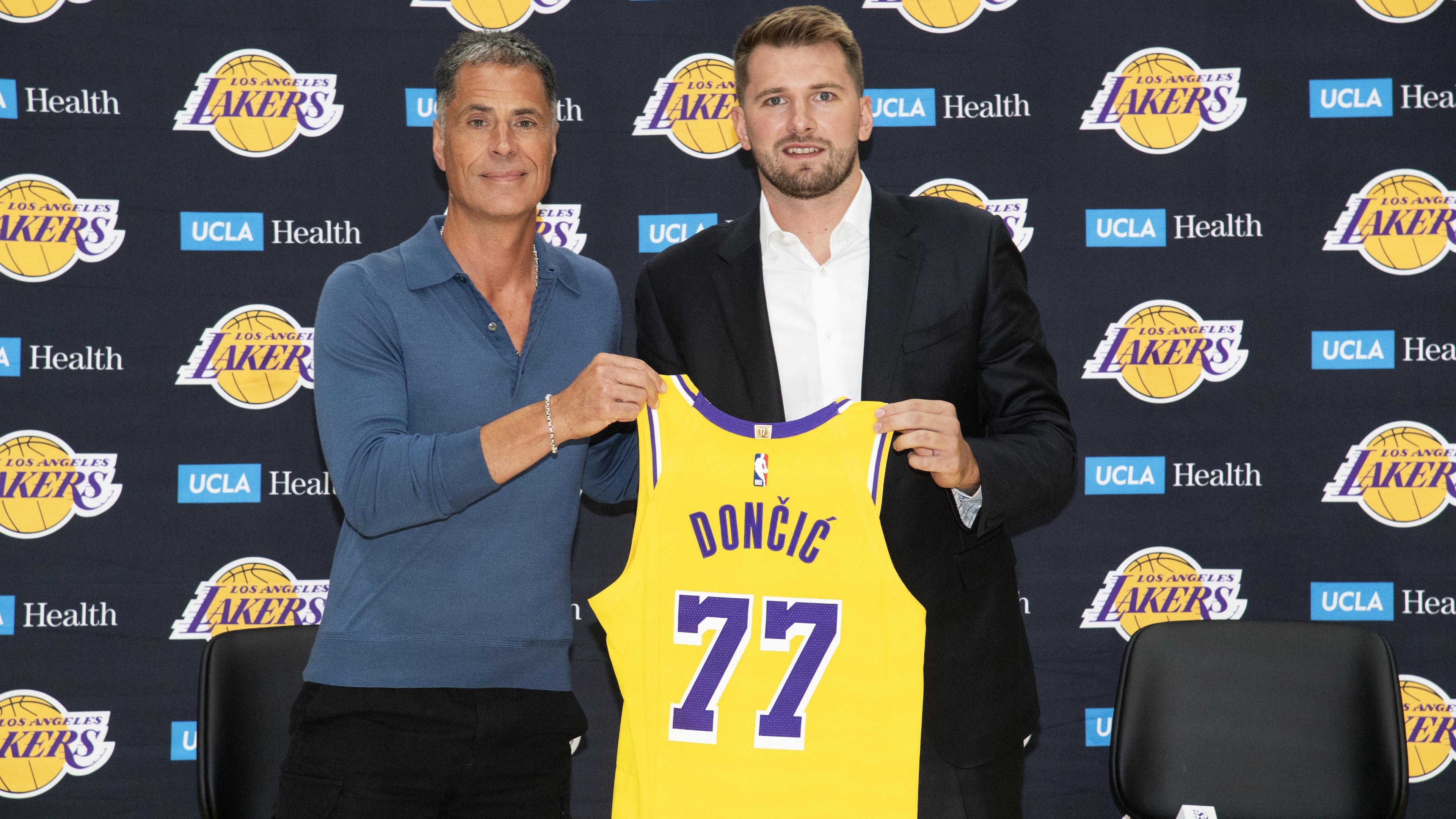 Los Angeles Lakers Announce Luka Doncic Contract Extension - Press Conference Los Angeles Lakers Announce Luka Doncic Contract Extension - Press Conference