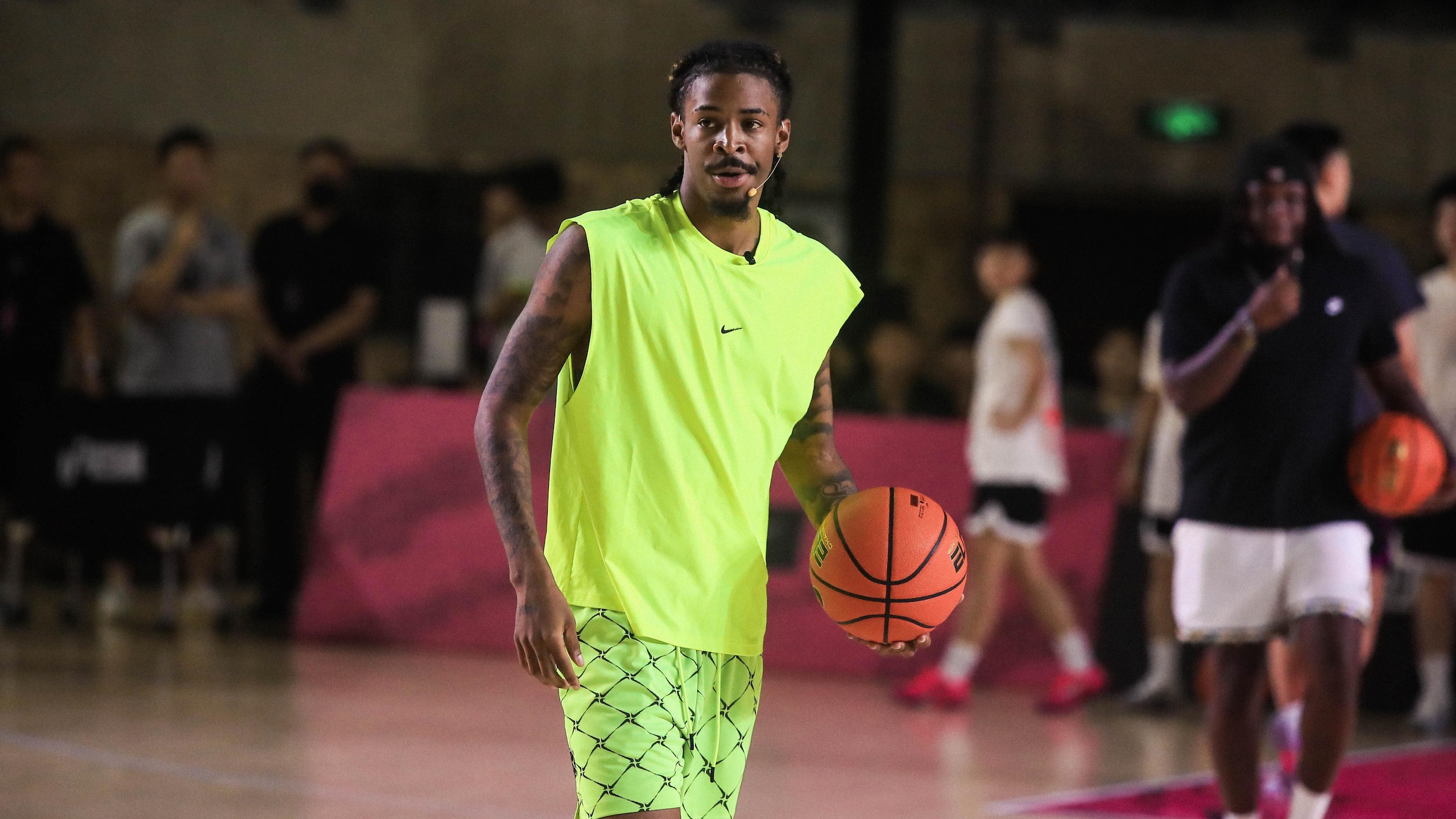 Ja Morant Joins One-on-one Skills Masterclass In Shanghai Ja Morant Joins One-on-one Skills Masterclass In Shanghai