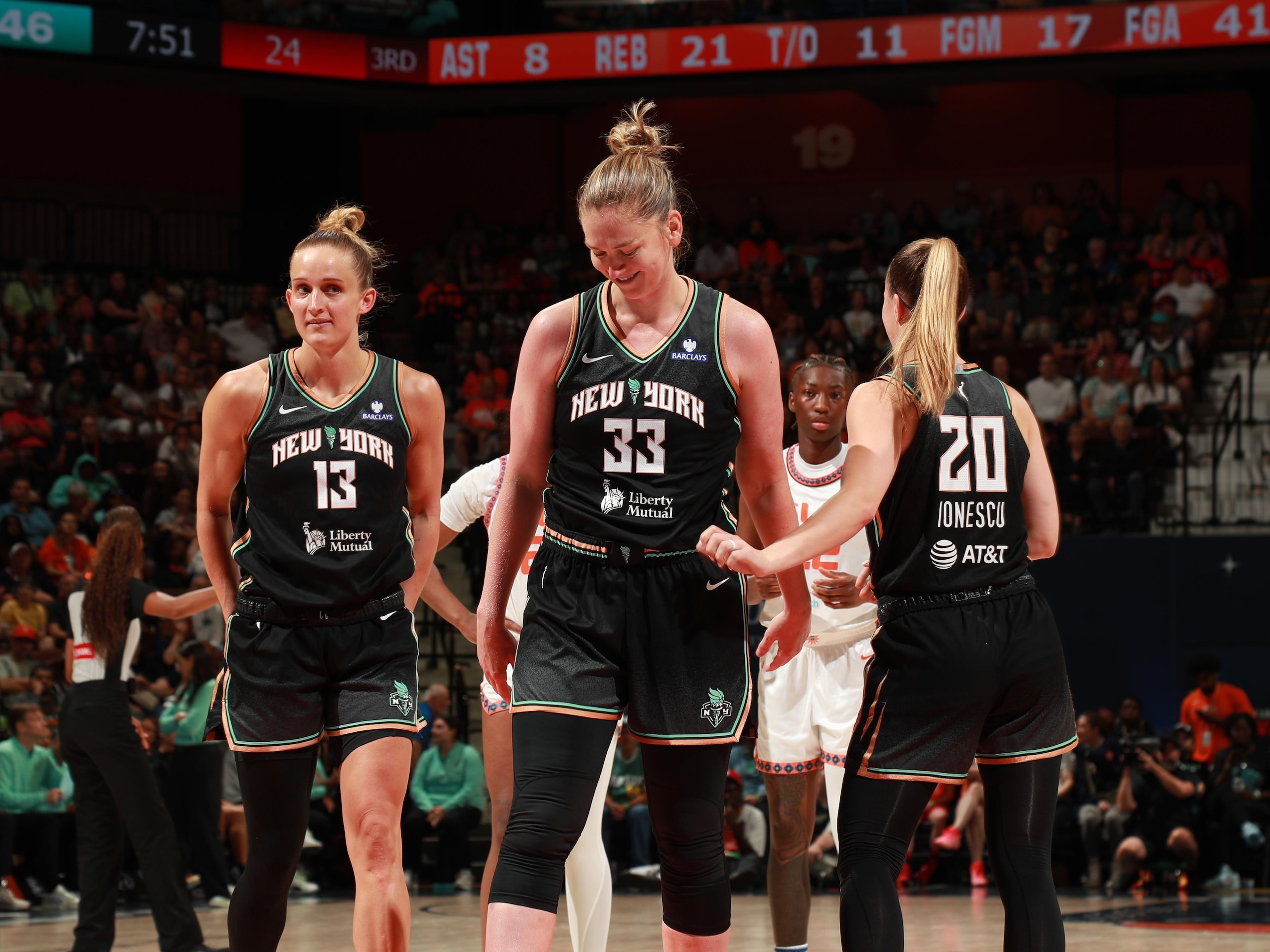 New York Liberty v Connecticut Sun New York Liberty v Connecticut Sun