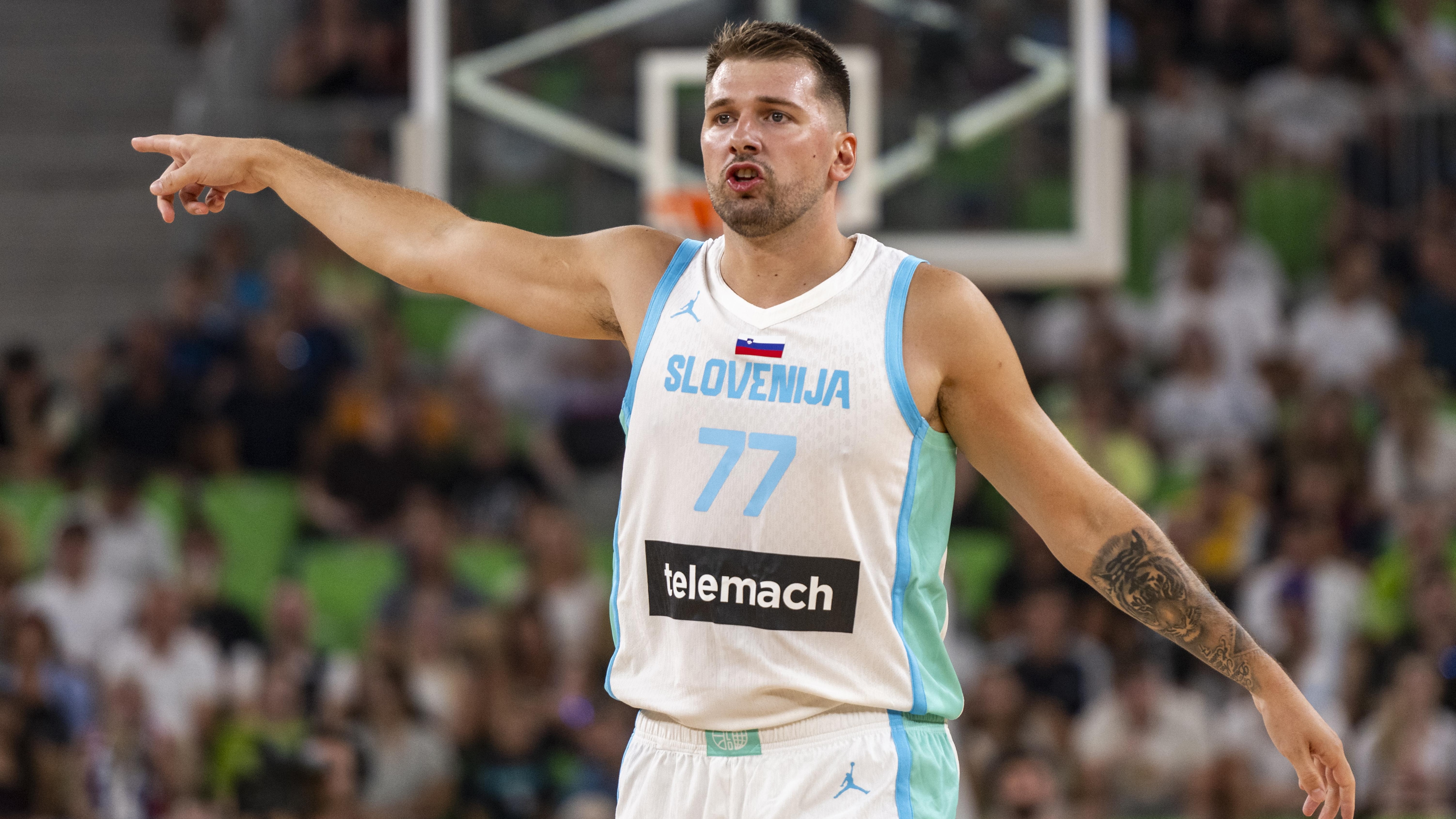 Lakers’ Luka Doncic Reportedly Avoids Serious Knee Injury Playing for Slovenia