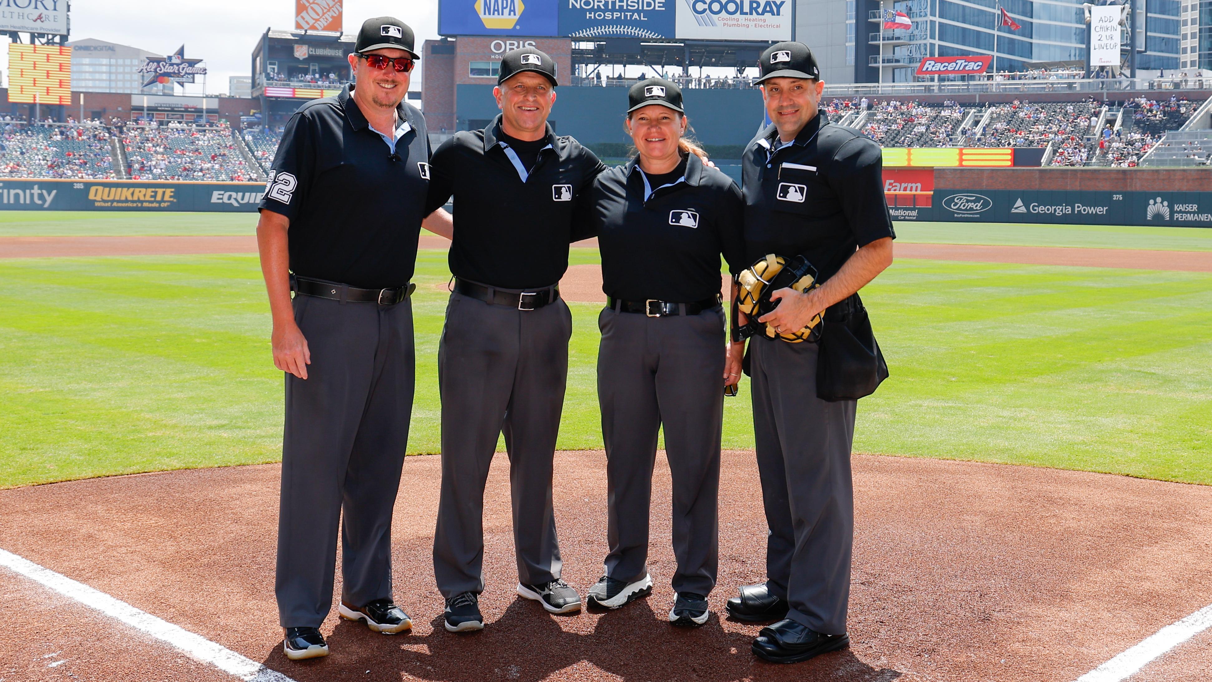 Jen Pawol Makes MLB History, Becomes 1st Woman to Umpire Game in Marlins vs. Braves