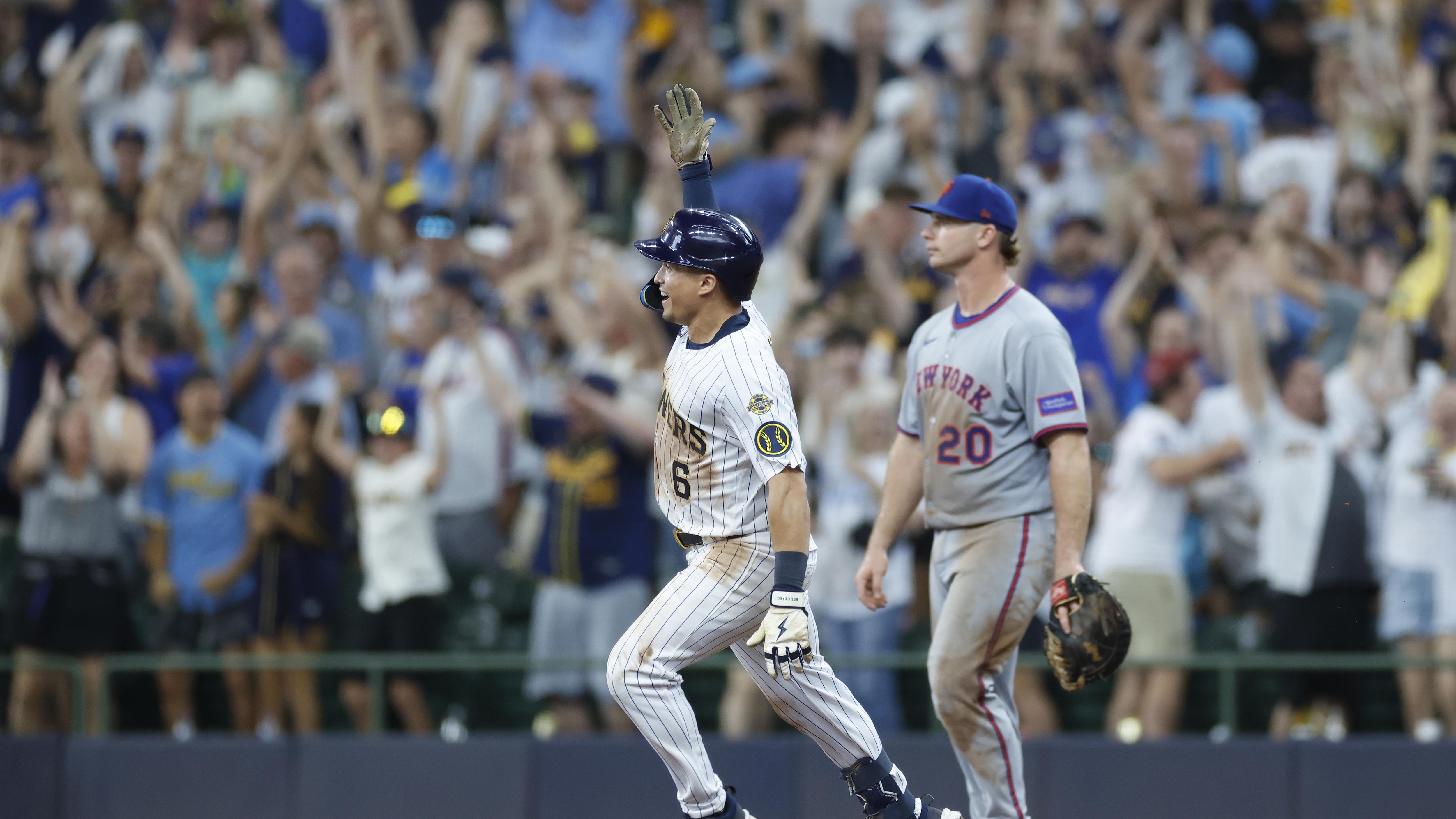 MLB: AUG 10 Mets at Brewers