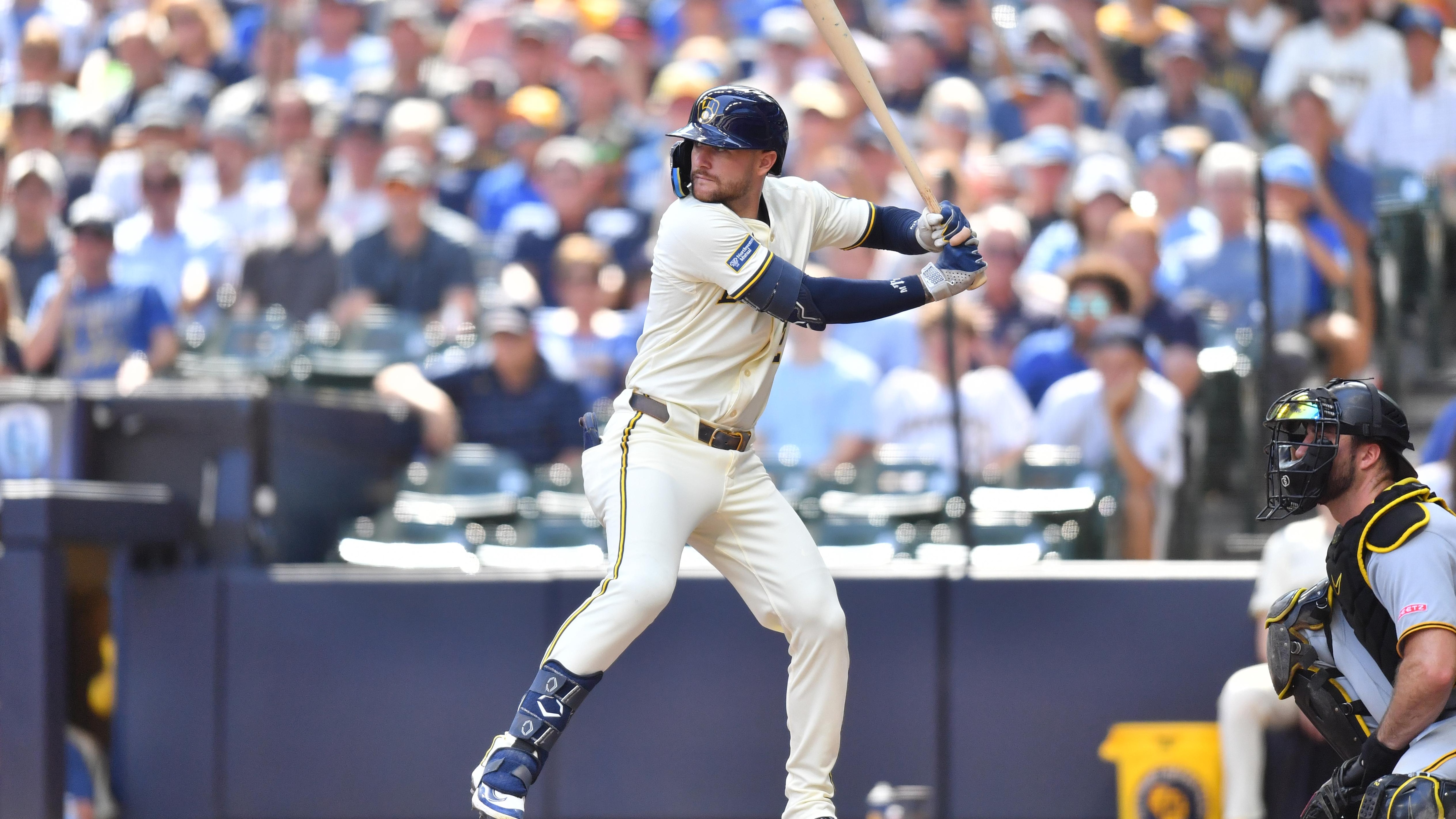 MLB: AUG 13 Pirates at Brewers