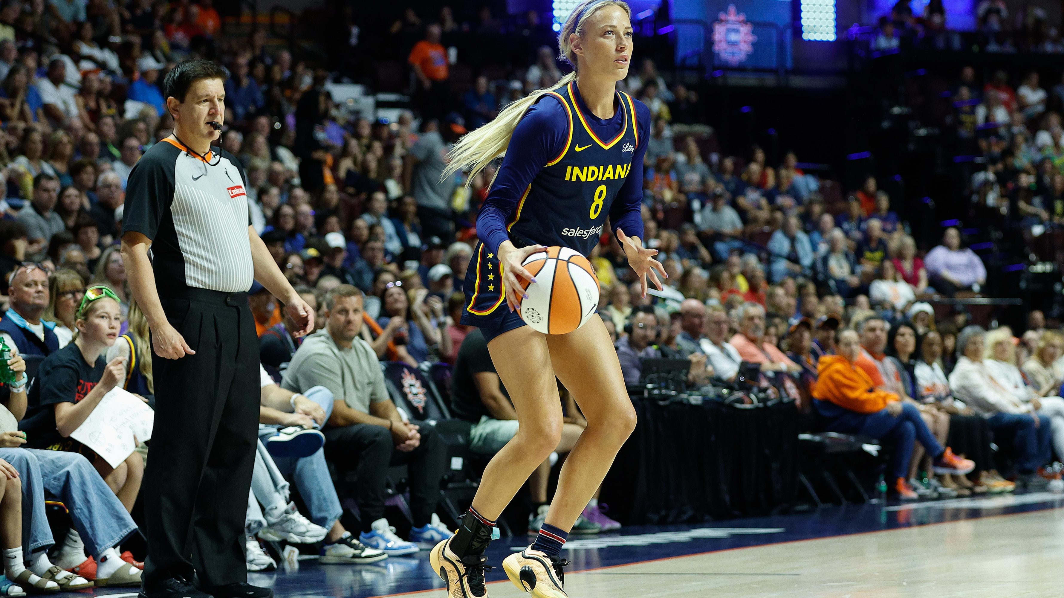 Fever's Sophie Cunningham Out for WNBA Season After Suffering Knee Injury vs. Sun
