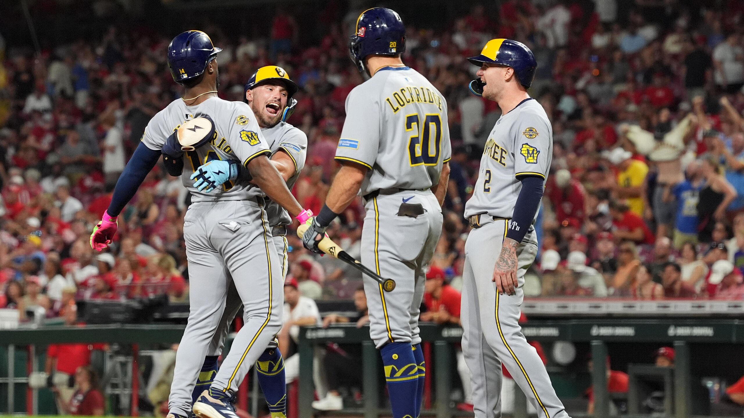 Milwaukee Brewers v Cincinnati Reds Milwaukee Brewers v Cincinnati Reds