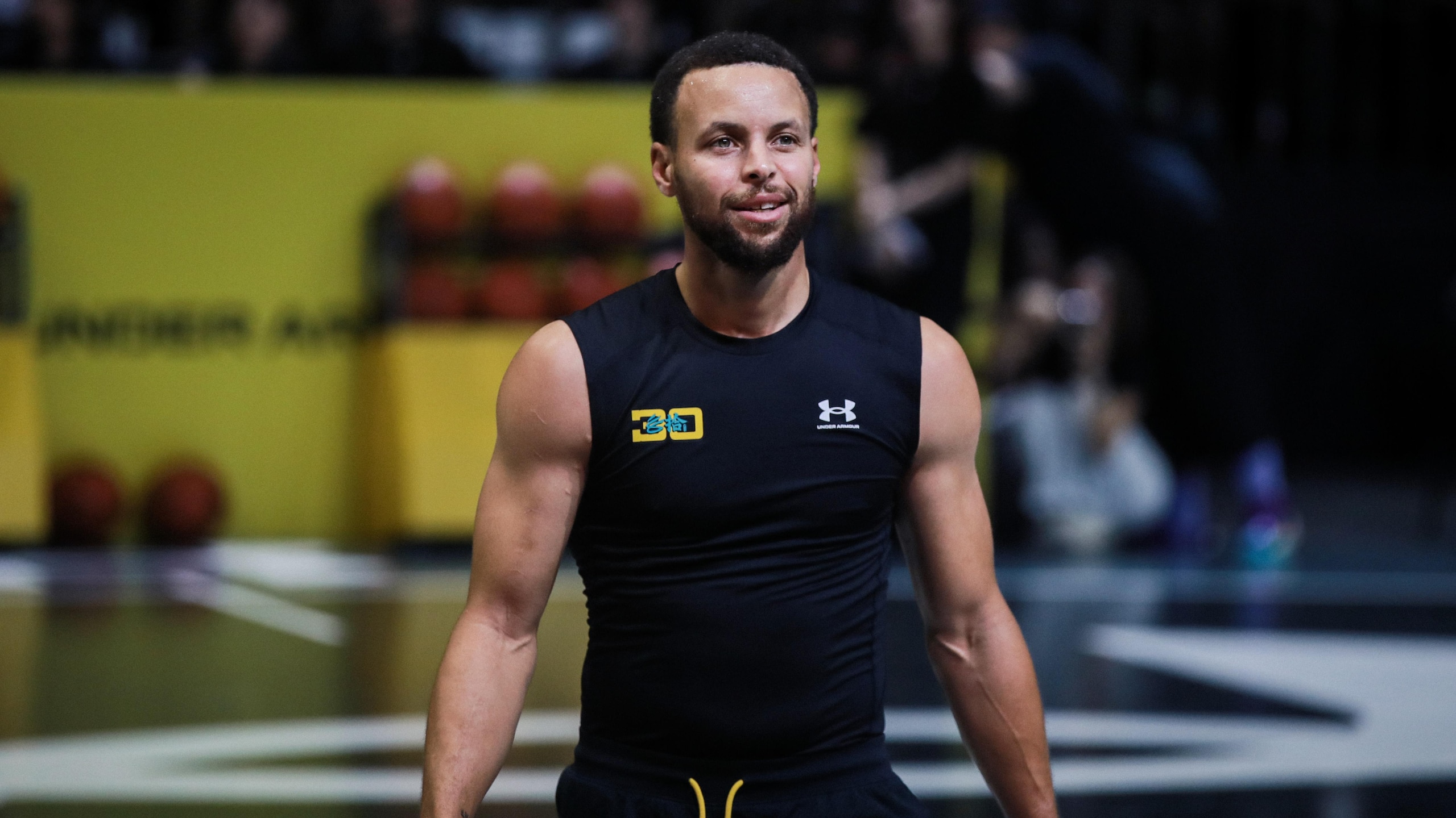 NBA Star Stephen Curry 2025 China Tour In Chongqing