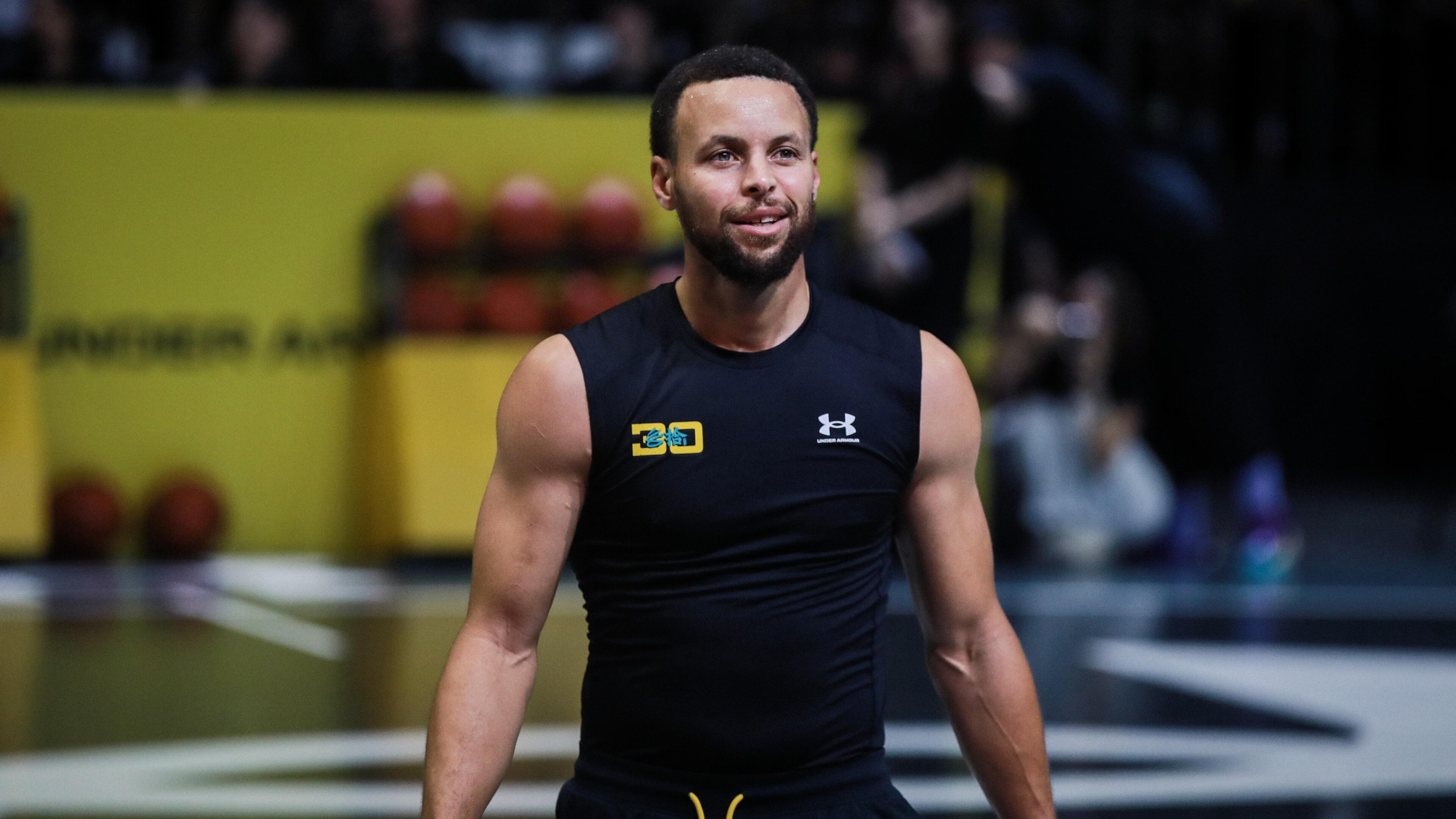 NBA Star Stephen Curry 2025 China Tour In Chongqing