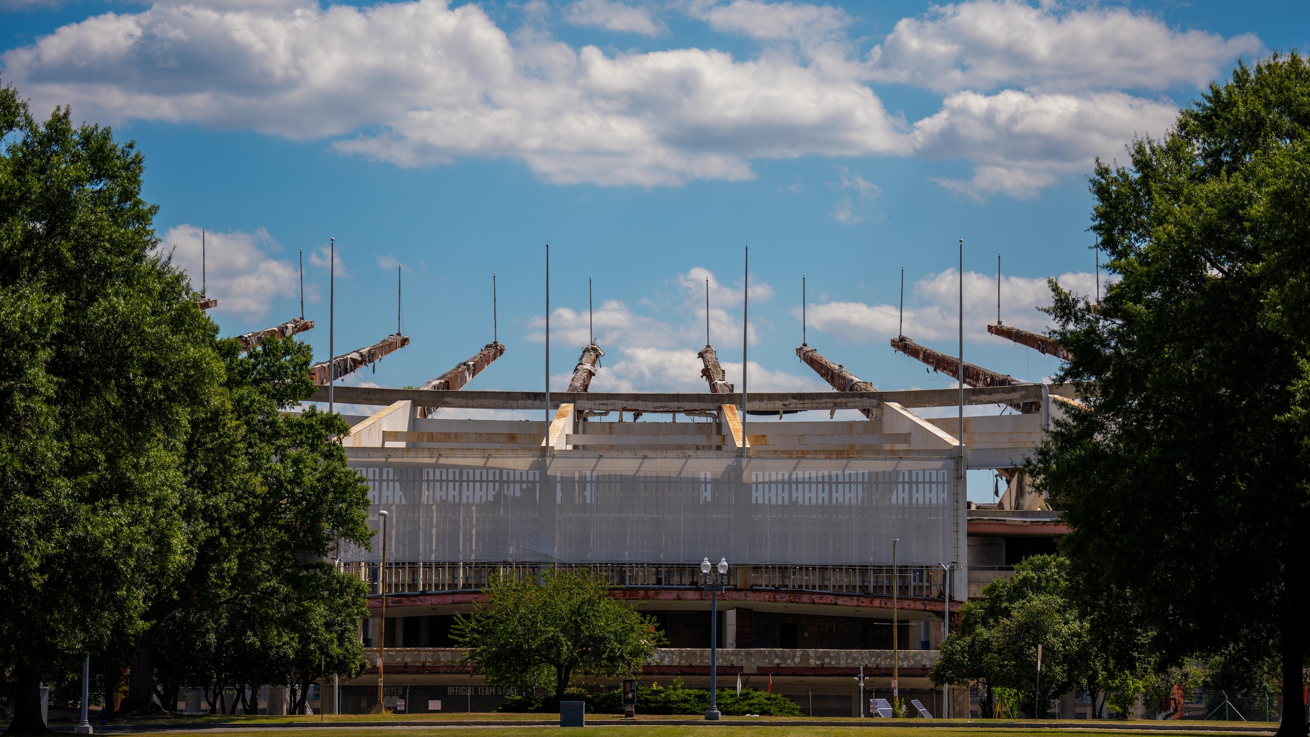 Demolition Of RJK Stadium Continues