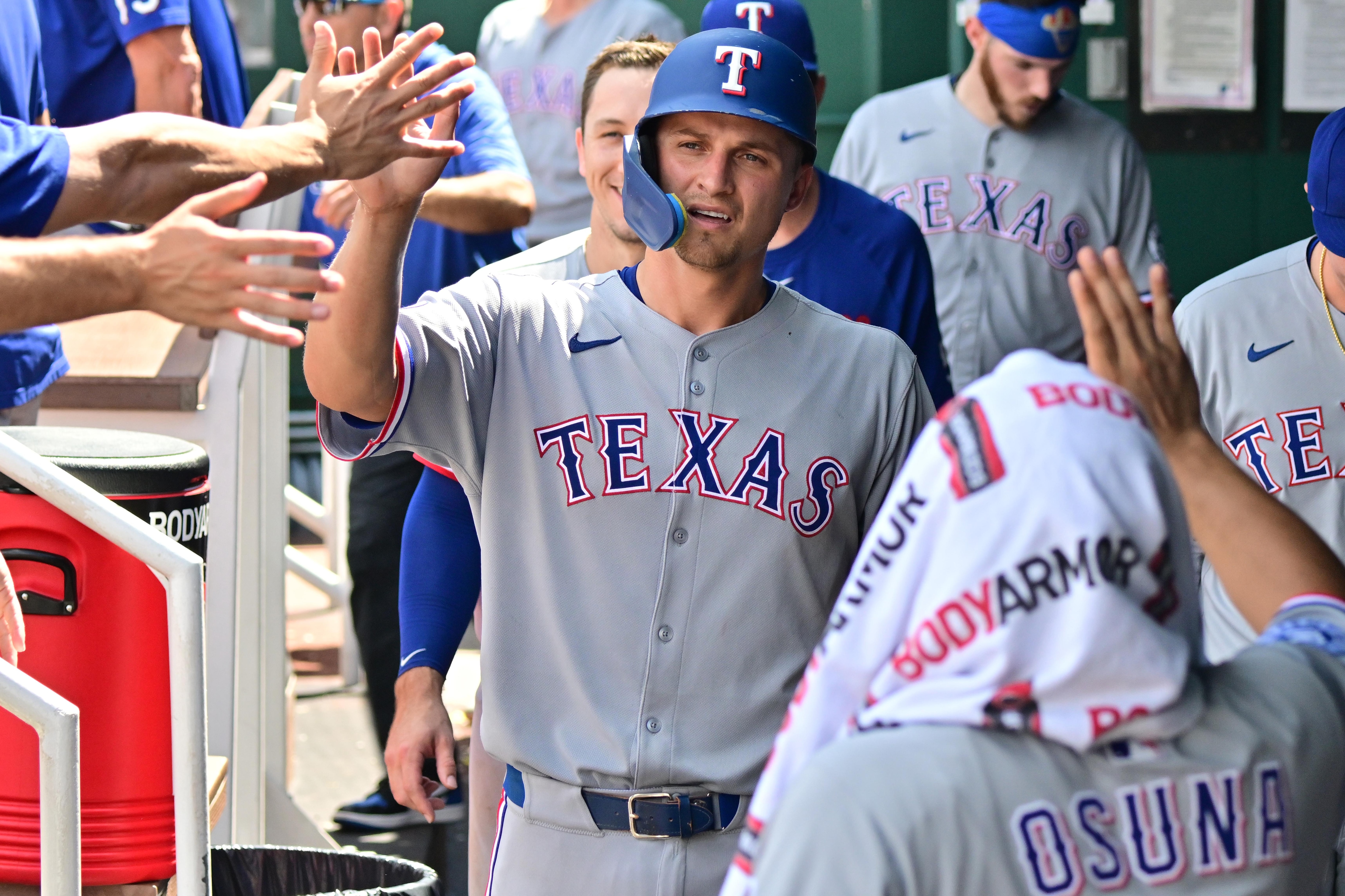 MLB: AUG 21 Rangers at Royals